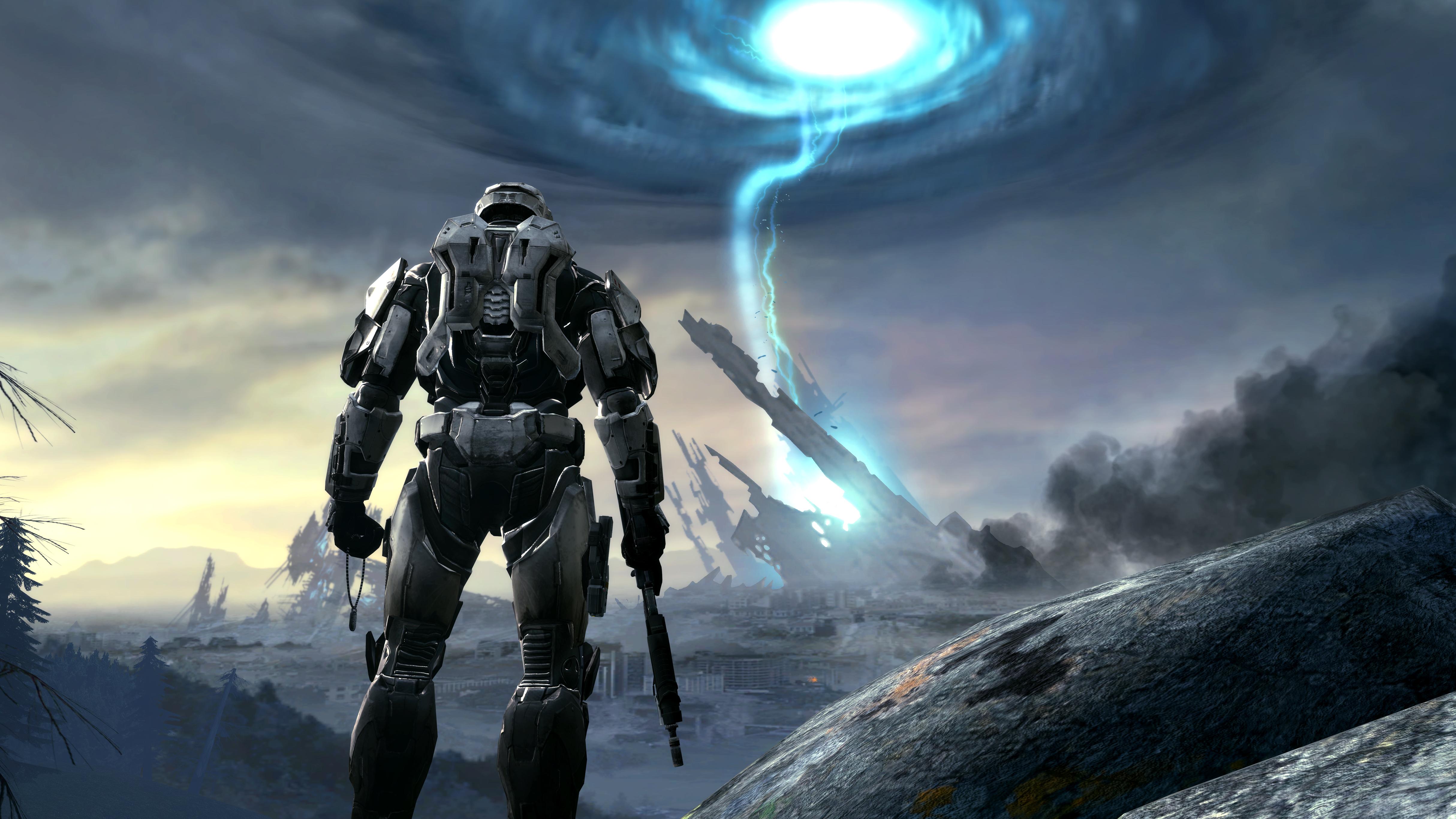 4857 x 2732 · jpeg - Halo Game Artwork In 4k, HD Games, 4k Wallpapers, Images, Backgrounds ...