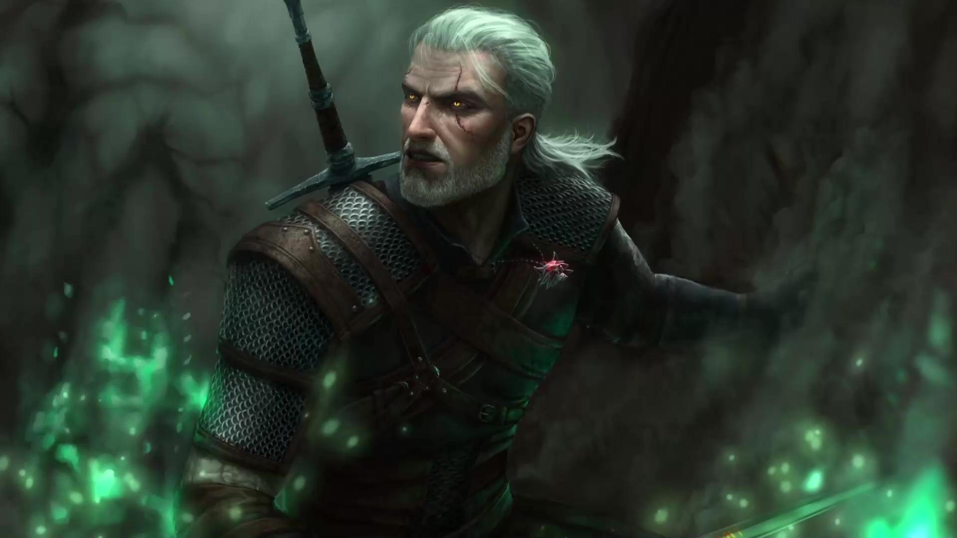 1920 x 1080 · jpeg - Geralt Of Rivia - The Witcher Live Wallpaper - WallpaperWaifu