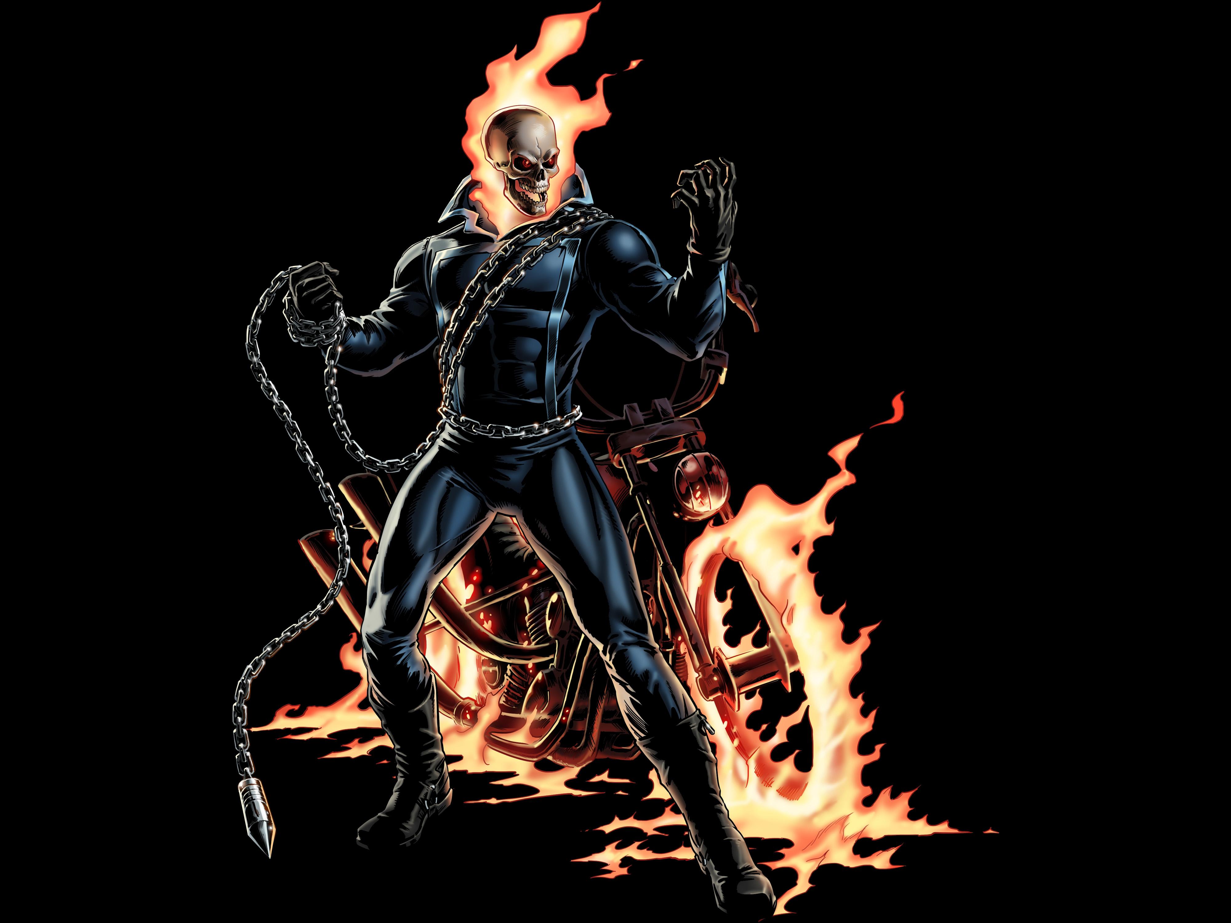 4000 x 3000 · jpeg - Ghost Rider 4k Ultra HD Wallpaper | Background Image | 4000x3000 | ID ...