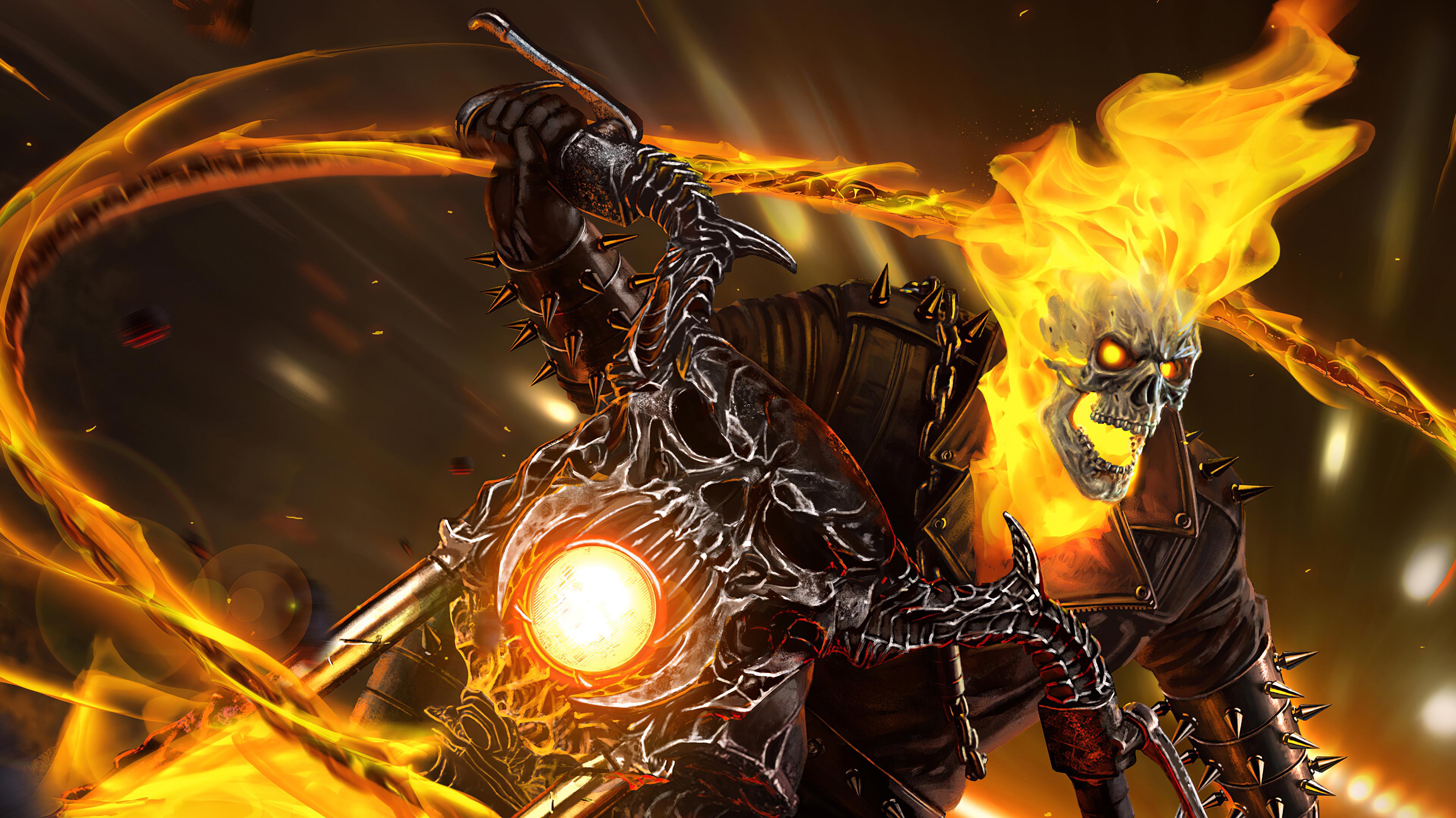 3840 x 2160 · jpeg - 3840x2160 The Ghost Rider 4k 4k HD 4k Wallpapers, Images, Backgrounds ...