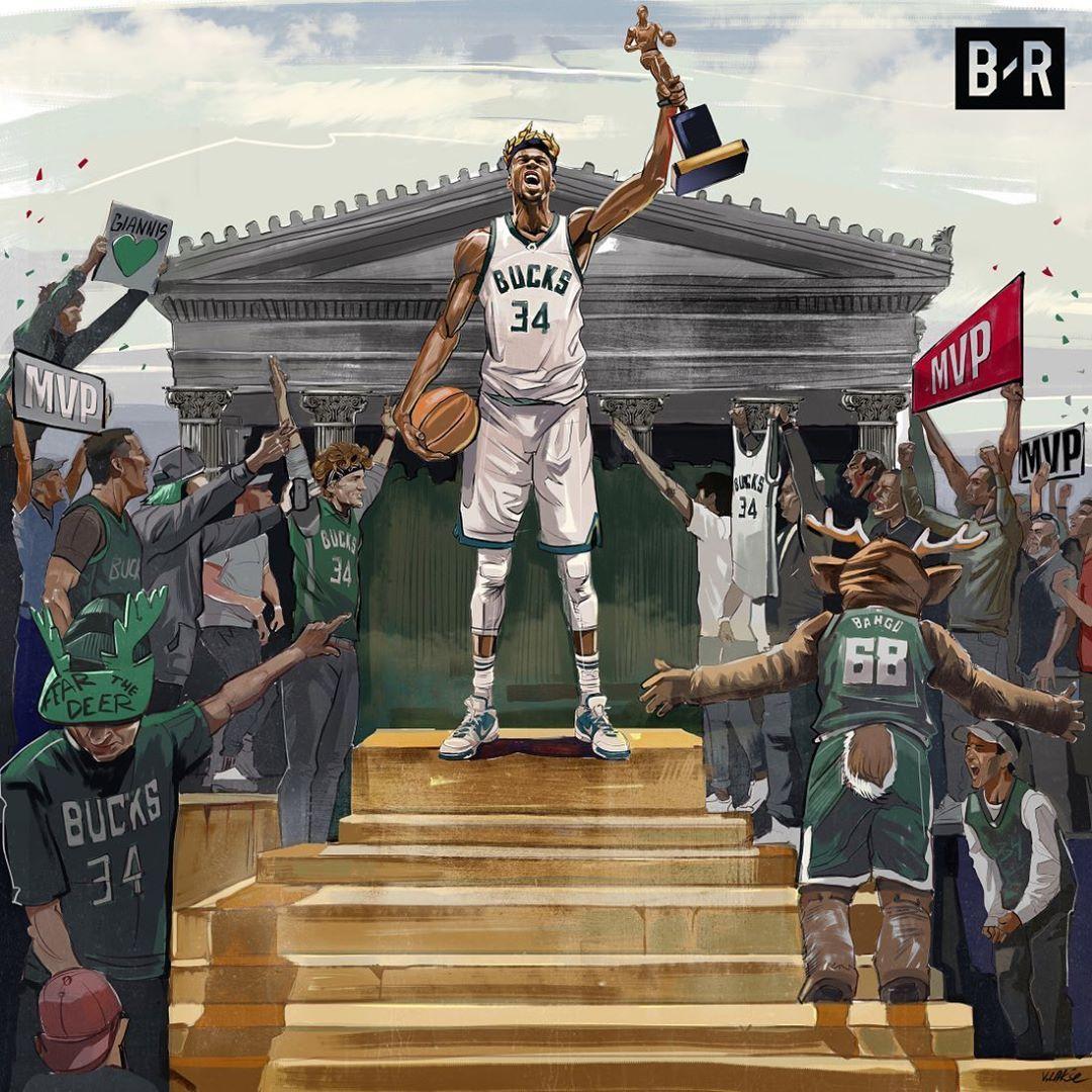 1080 x 1080 · jpeg - Bleacher Report on Instagram: Your 2019 NBA MVP: Giannis Antetokounmpo ...
