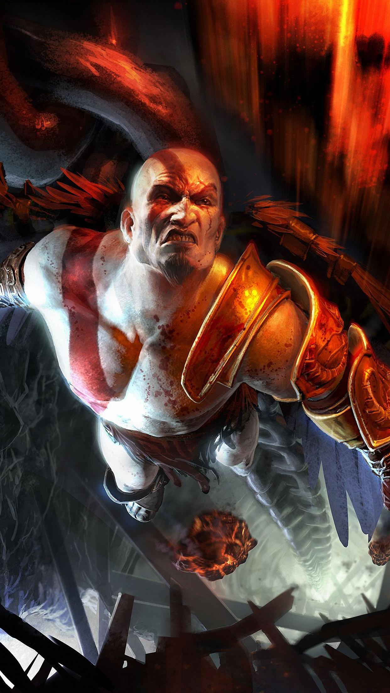 1242 x 2208 · jpeg - God Of War Kratos 2 Wallpaper for iPhone 11, Pro Max, X, 8, 7, 6 - Free ...