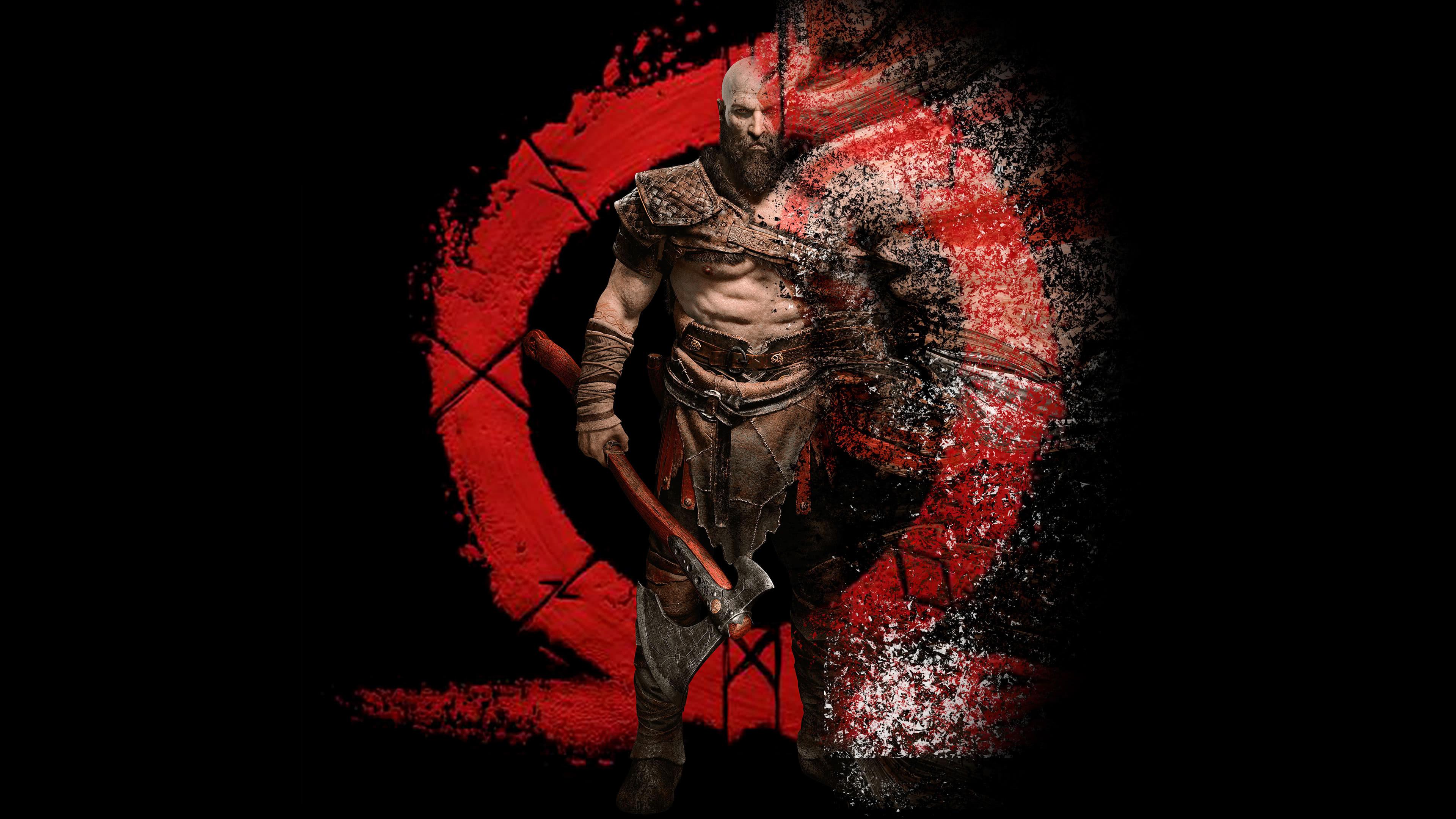 3840 x 2160 · jpeg - God Of War Kratos UHD 4K Wallpaper | Pixelz