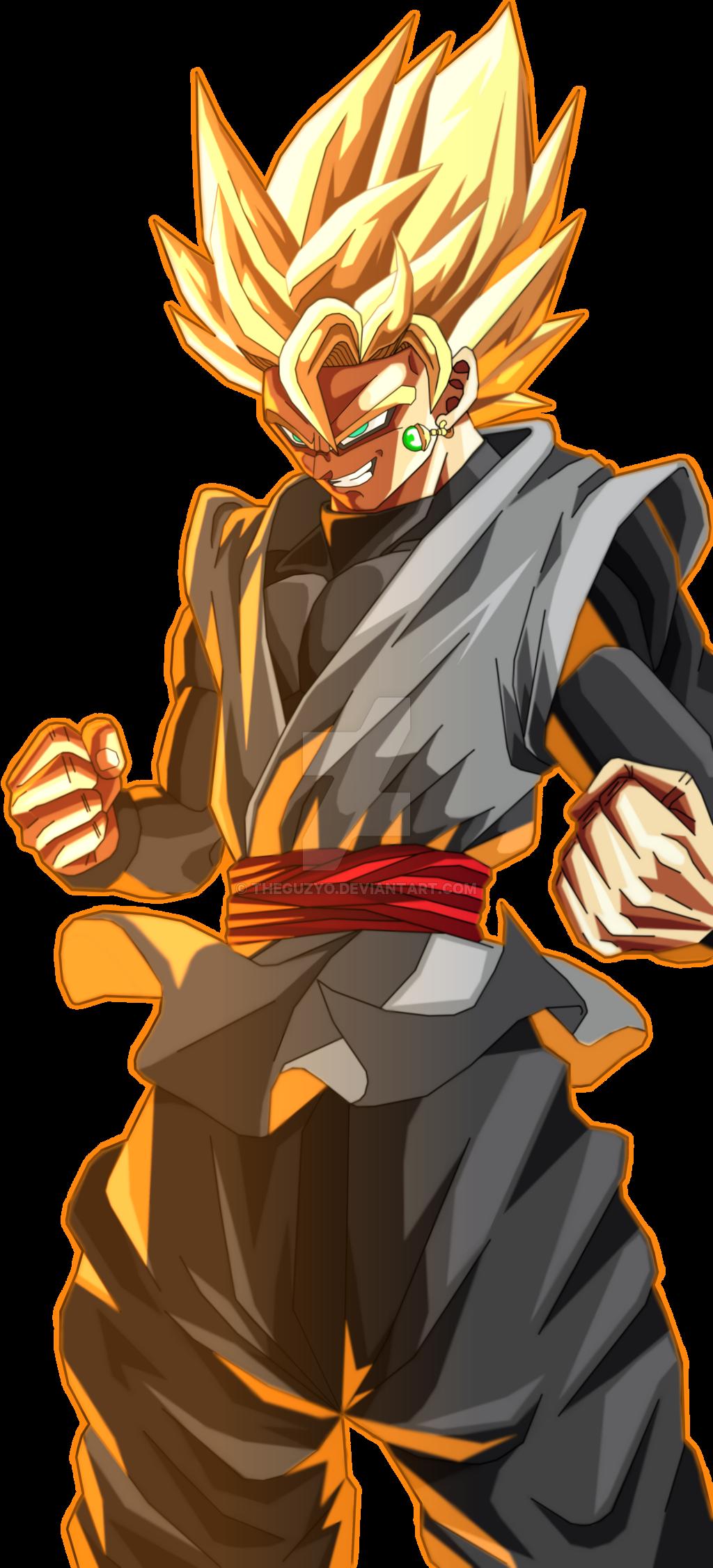 1024 x 2250 · png - Goku Black Ssj2 | Dragon Ball Super