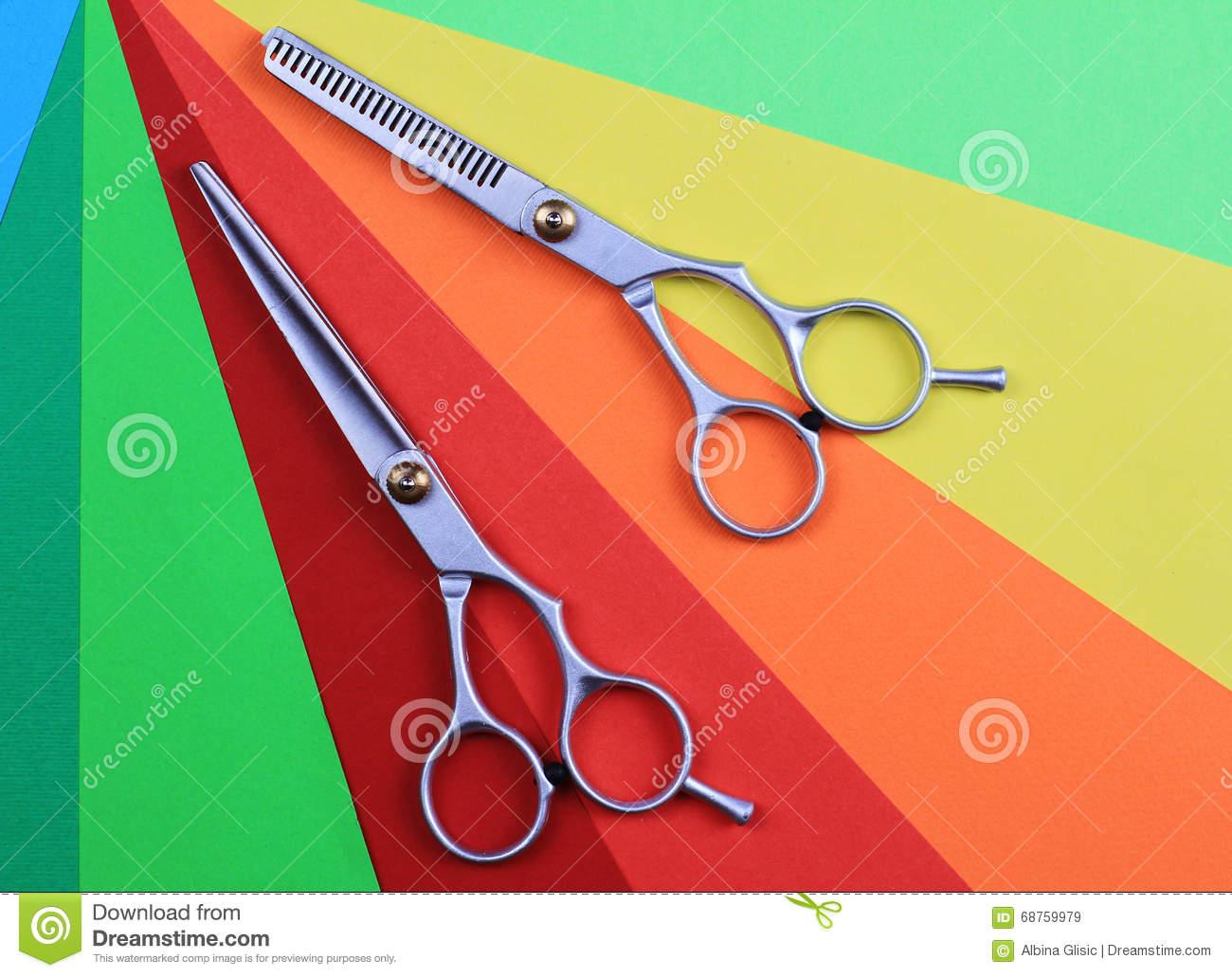 1300 x 1031 · jpeg - Stylish Hair Cutting Scissors On Colorful, Simple, Minimalistic ...