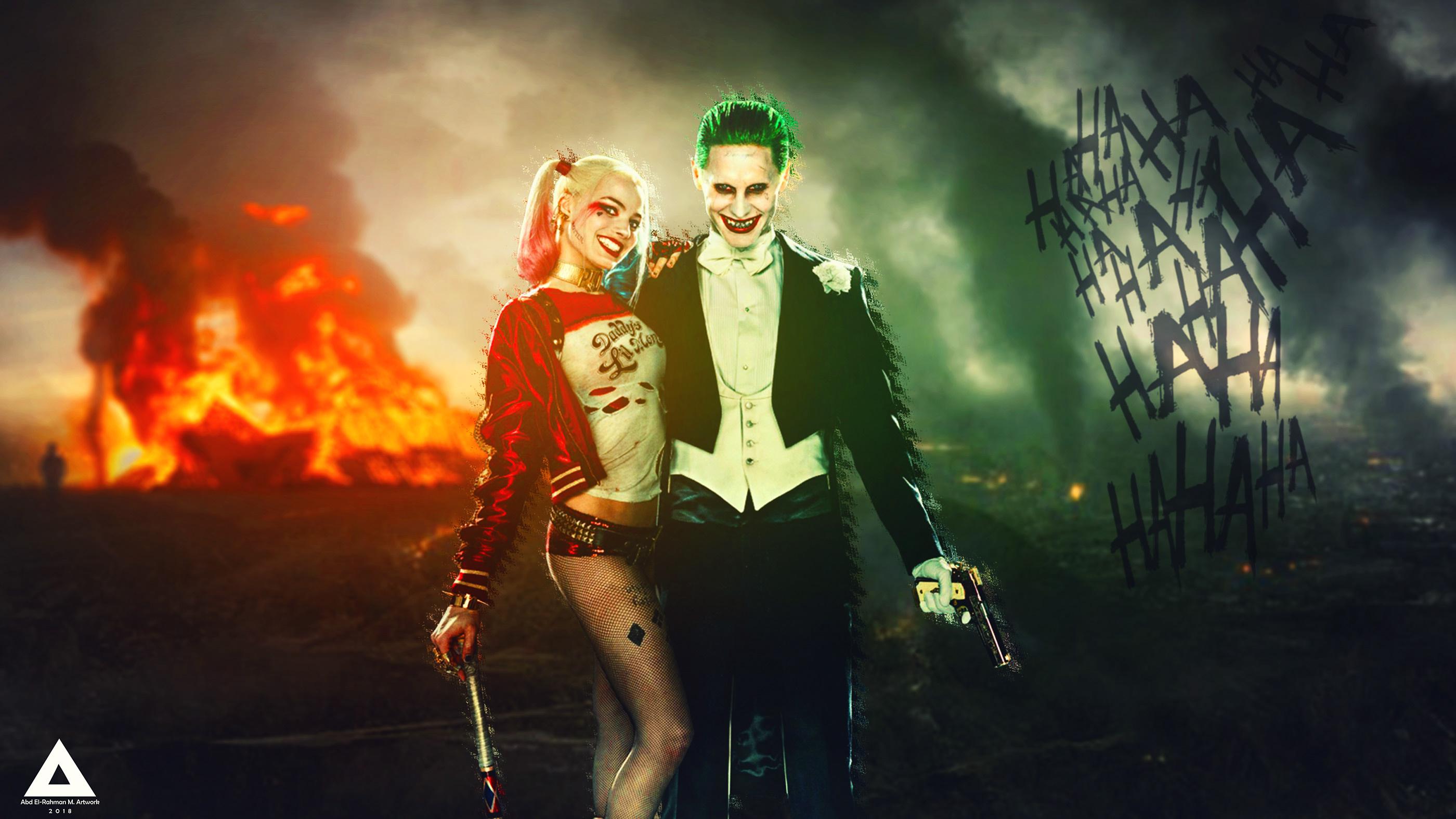 2800 x 1575 · jpeg - The Joker & Harley Quinn (4K Wallpaper) on Behance