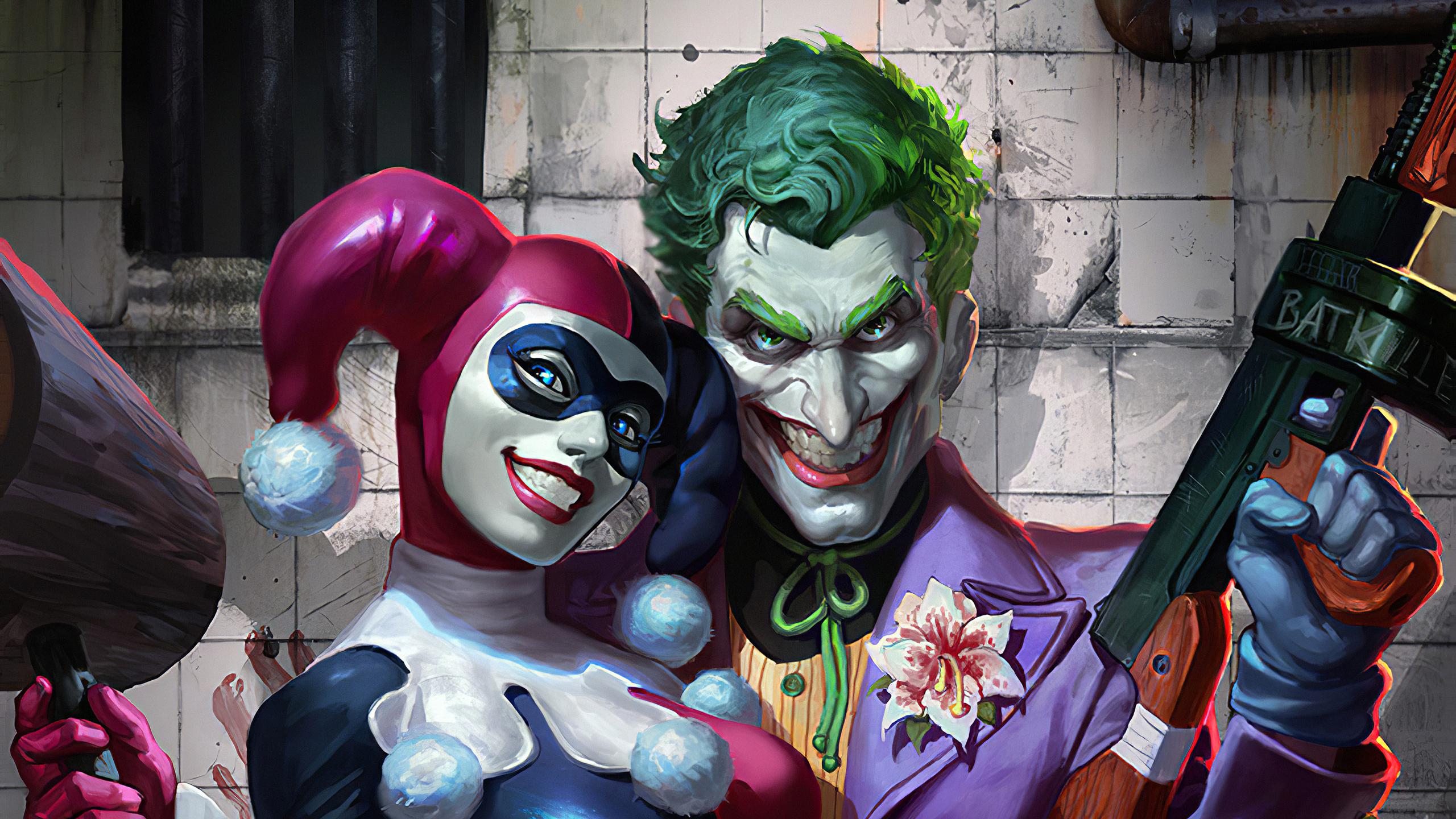 2560 x 1440 · jpeg - Joker Harley Quinn, HD Superheroes, 4k Wallpapers, Images, Backgrounds ...