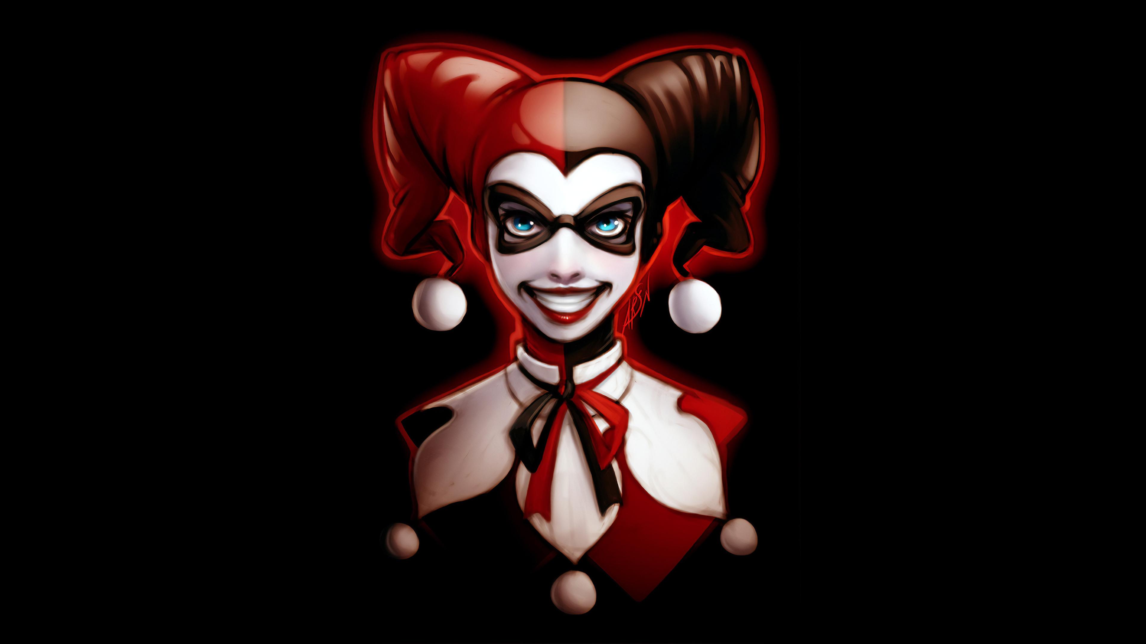 3840 x 2160 · jpeg - Harley Quinn Dark Art 4k, HD Superheroes, 4k Wallpapers, Images ...