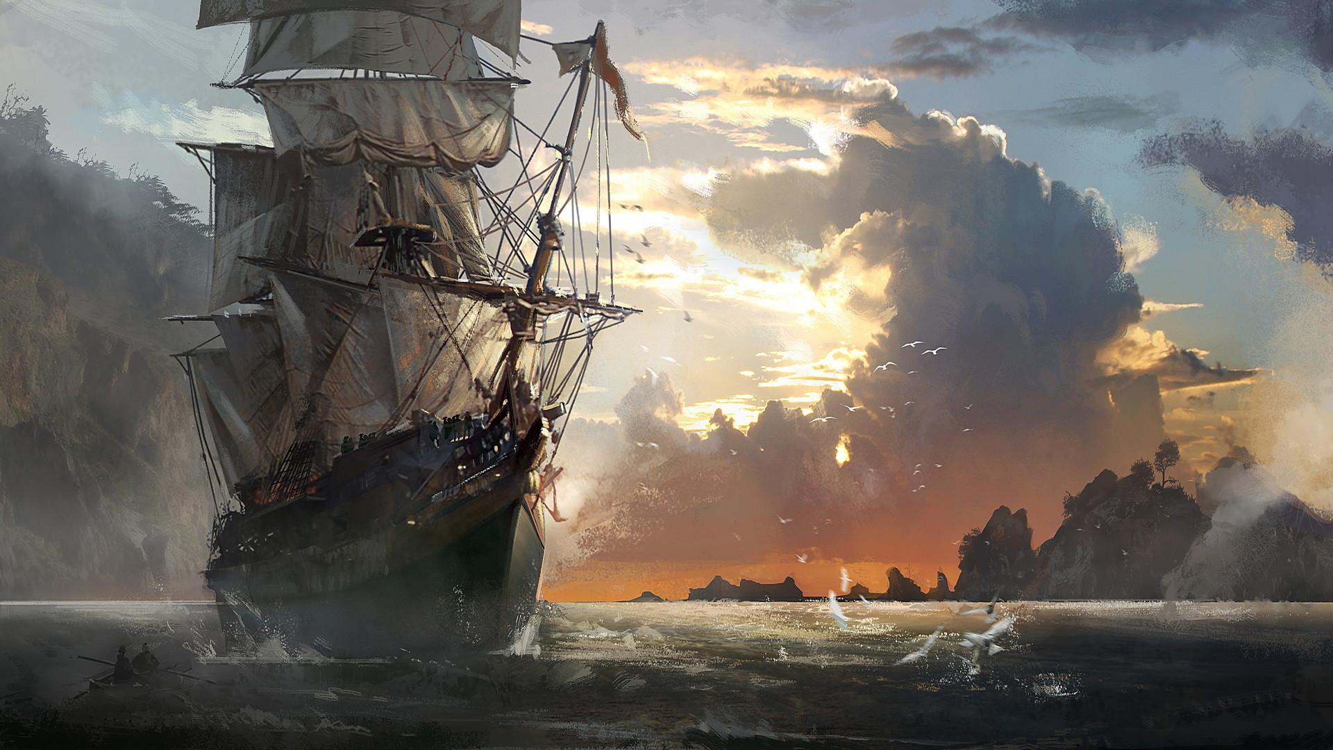 1920 x 1080 · jpeg - Pirate Ship Wallpapers for Desktop (65+ images)