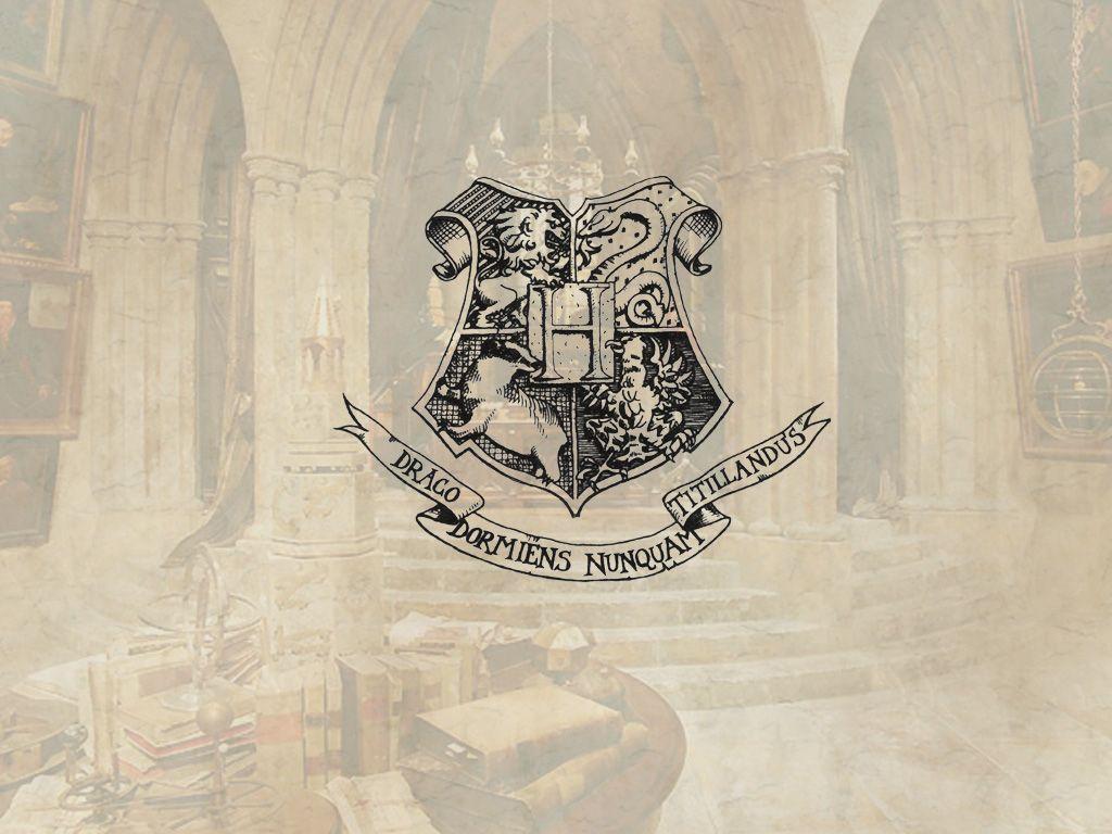 1024 x 768 · jpeg - Hogwarts Logo Wallpapers - Wallpaper Cave