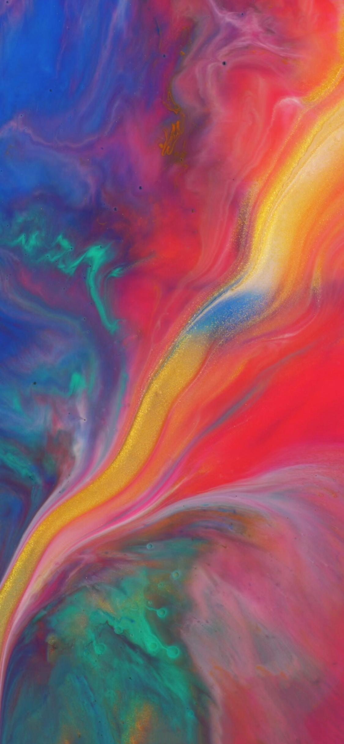1125 x 2436 · jpeg - iPhone X Official Wallpaper - All Colors Mix - Wallpapers Central