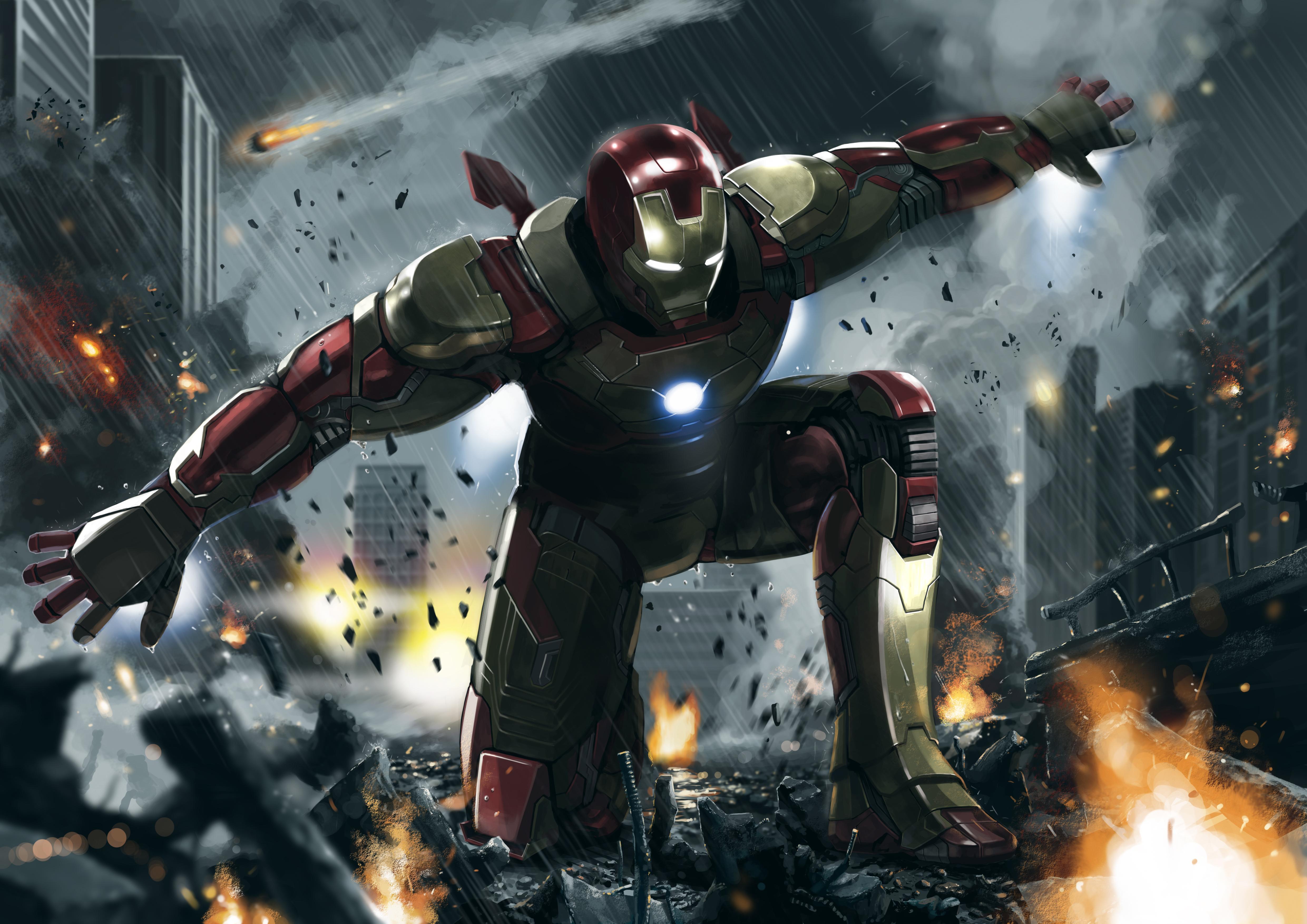 4961 x 3508 · jpeg - Iron Man 3 Art 4k, HD Superheroes, 4k Wallpapers, Images, Backgrounds ...