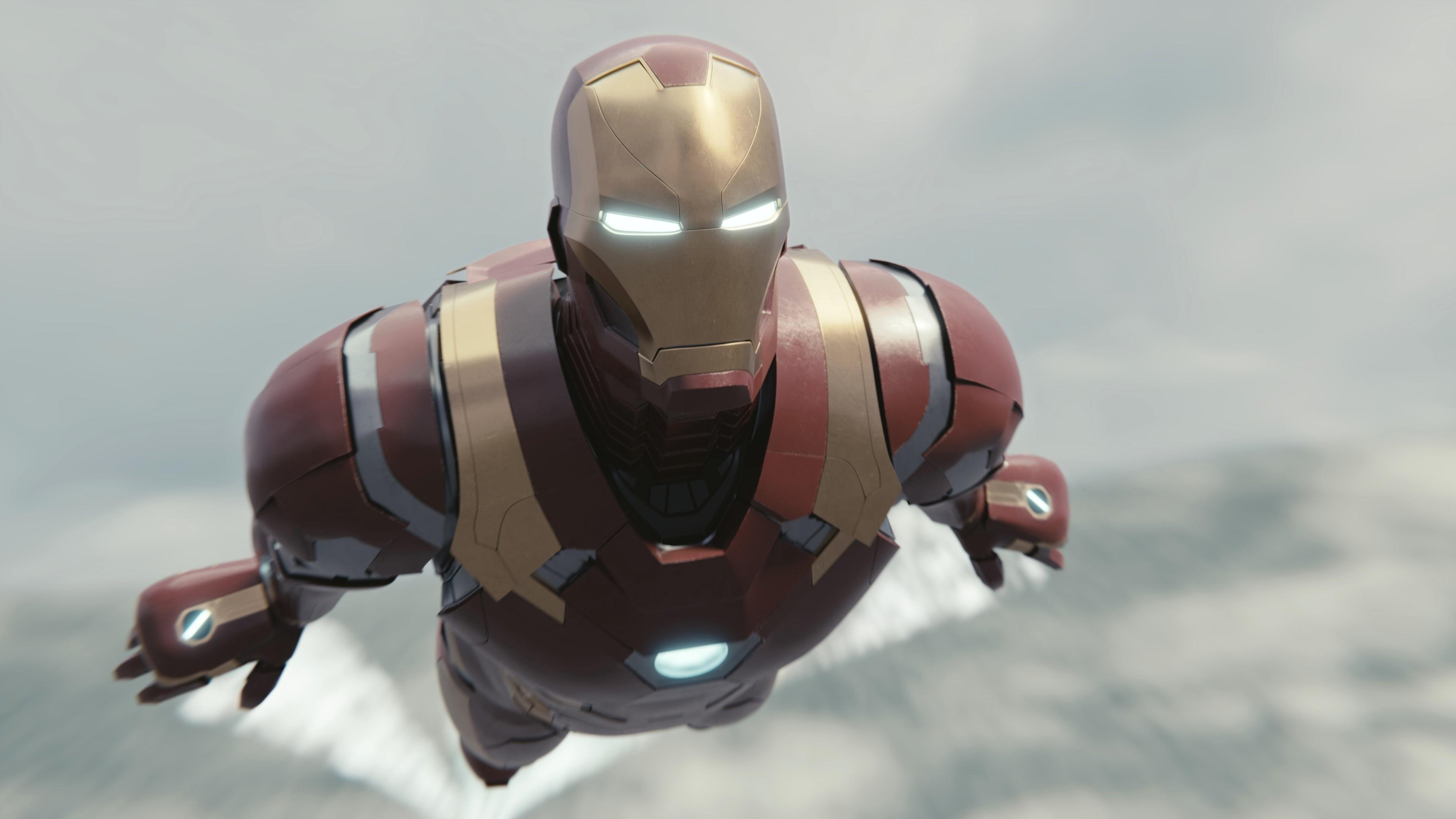 3840 x 2160 · jpeg - Iron Man 4k Digital Art, HD Superheroes, 4k Wallpapers, Images ...