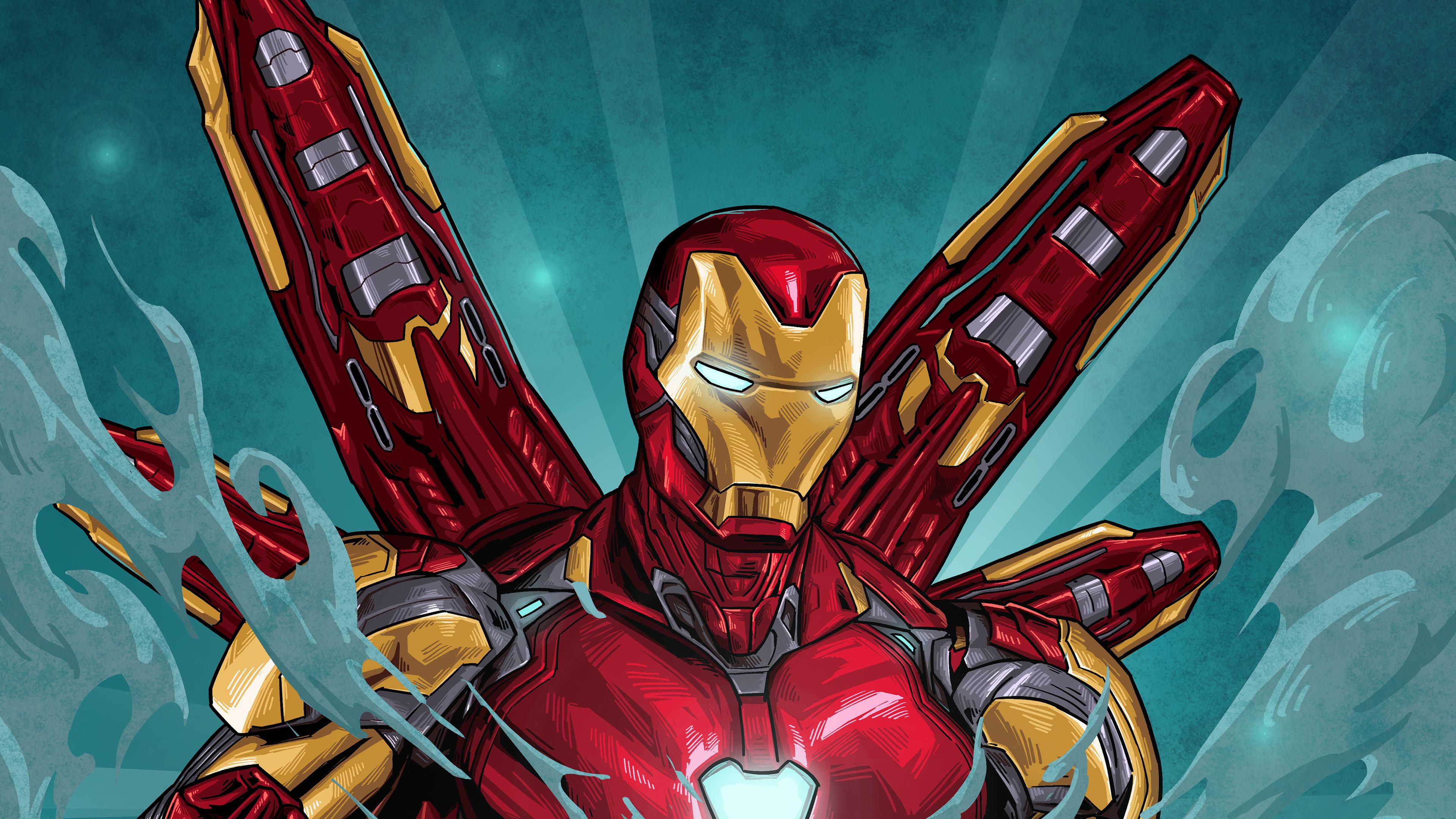3840 x 2160 · jpeg - Iron Man Suit Art, HD Superheroes, 4k Wallpapers, Images, Backgrounds ...