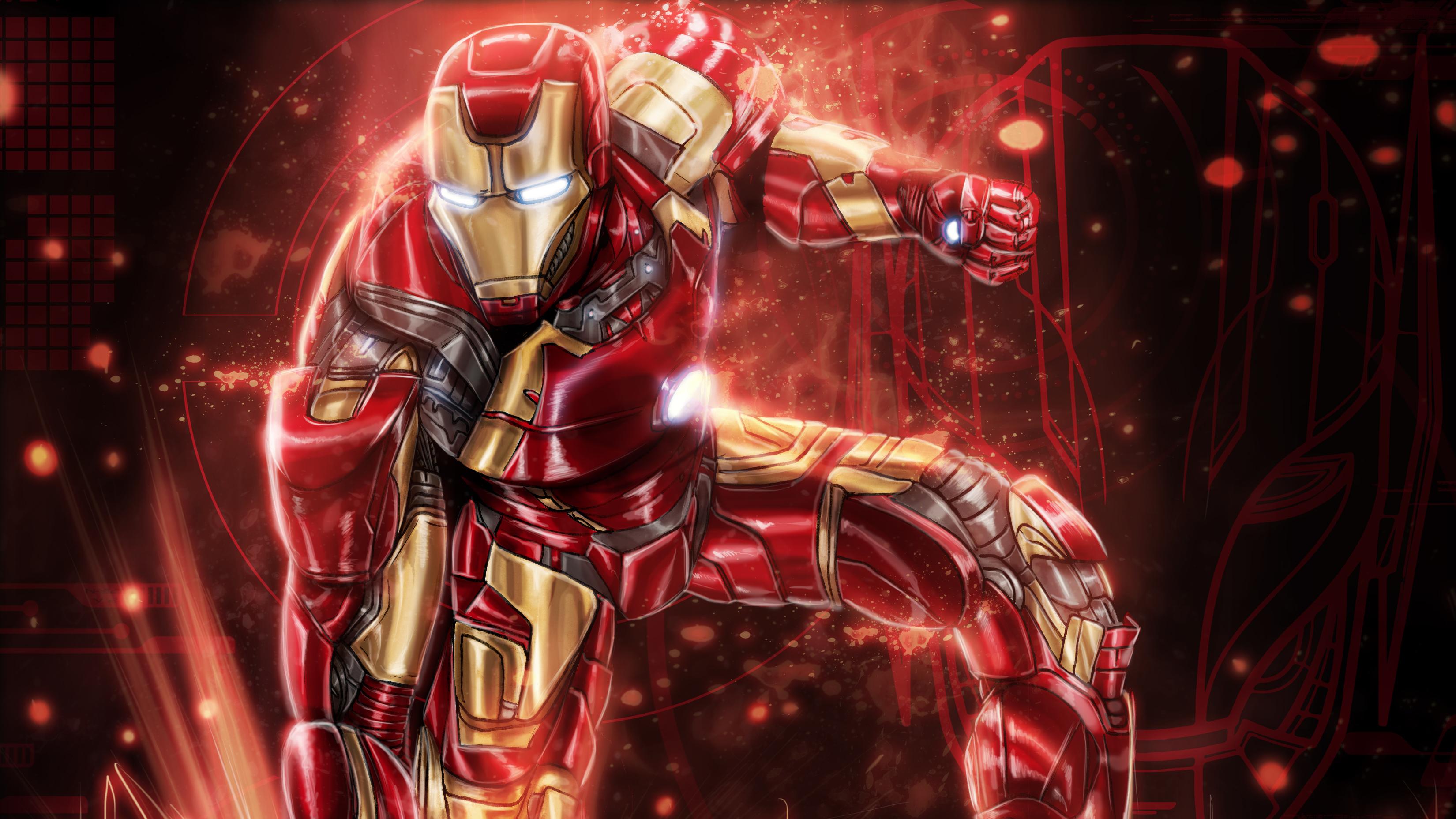 3300 x 1856 · jpeg - Colorful Iron Man Art, HD Superheroes, 4k Wallpapers, Images ...