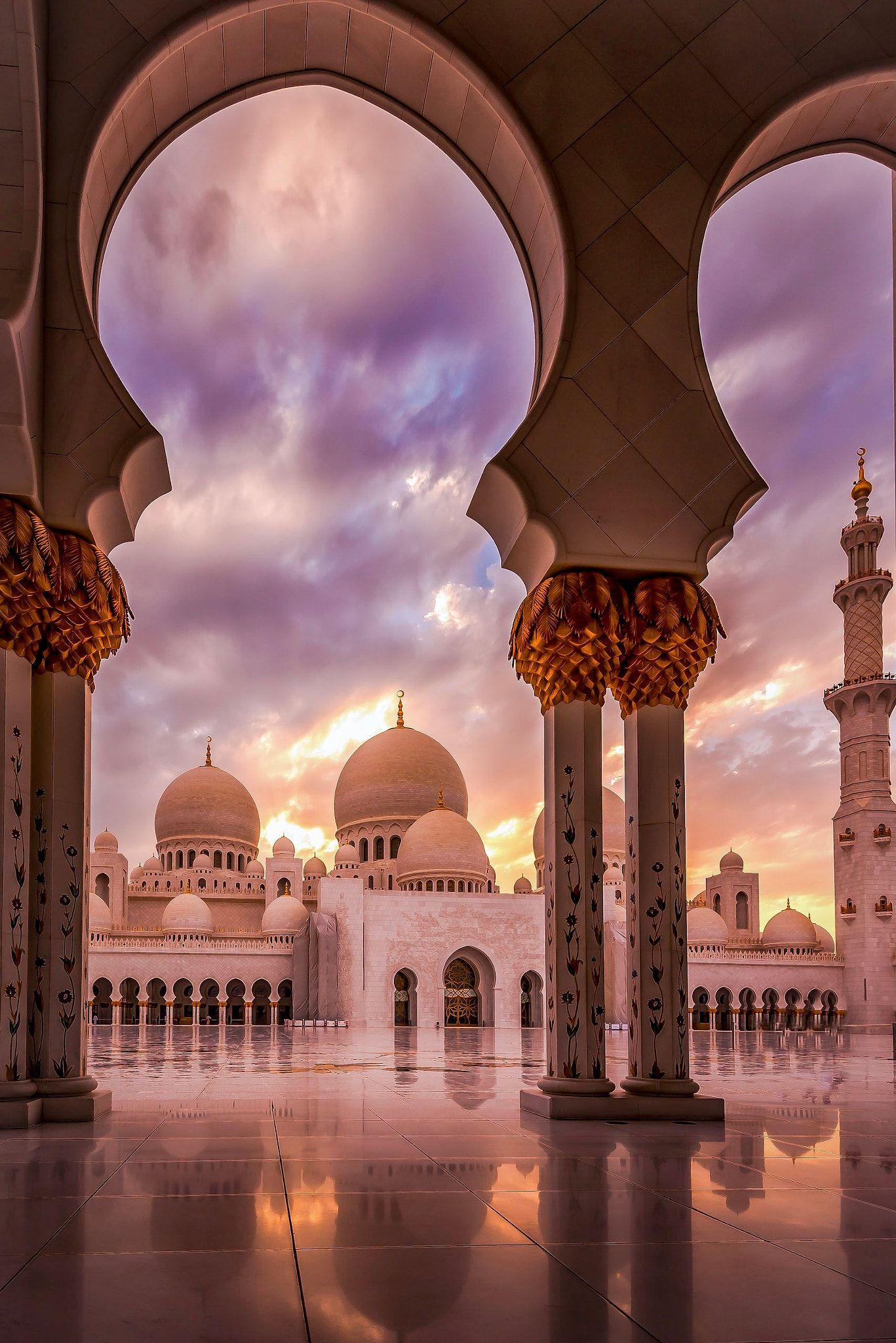 1367 x 2048 · jpeg - Sunset at the Mosque - | Mecca wallpaper, Mosque architecture ...