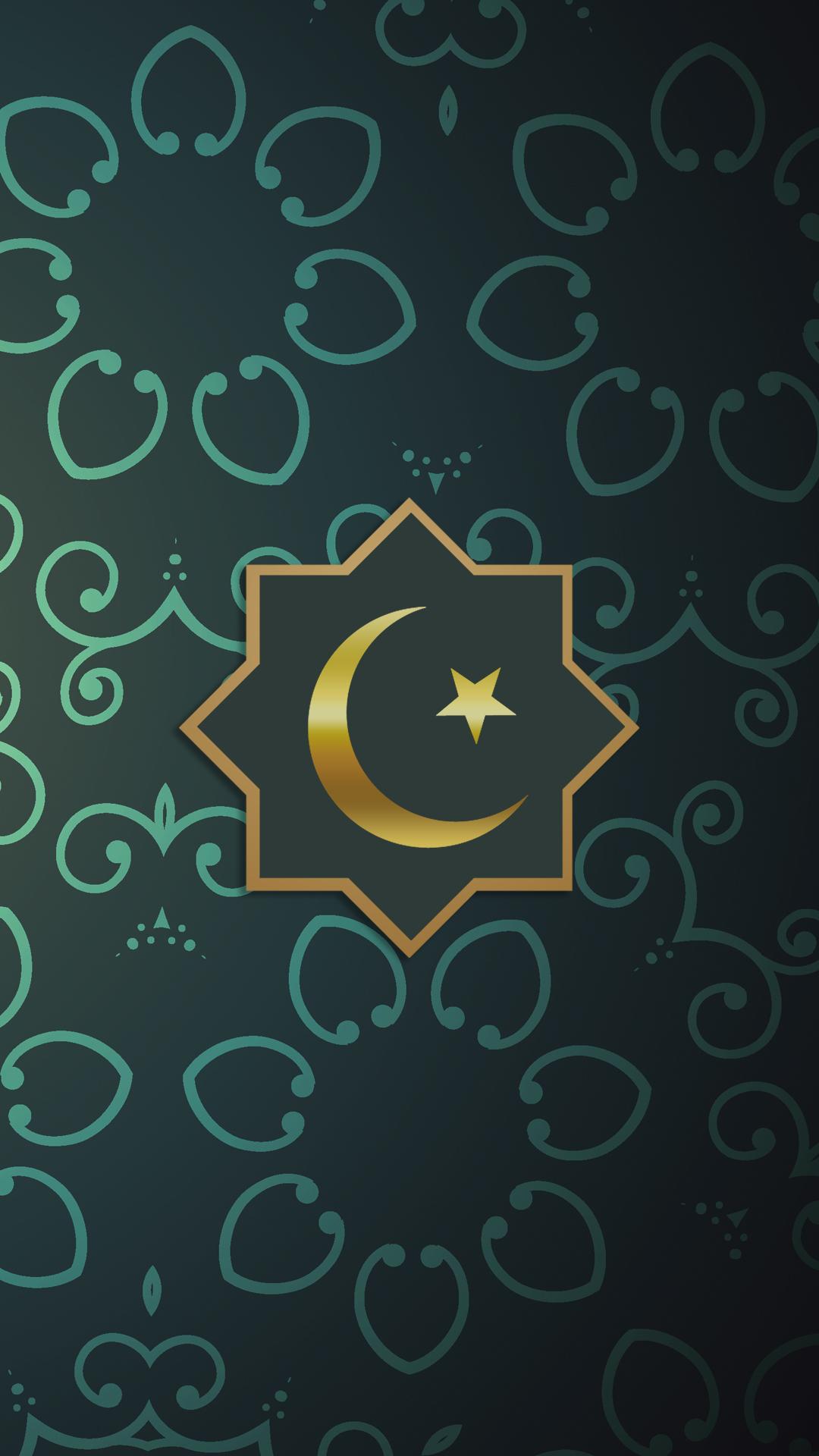 1080 x 1920 · jpeg - Islamic Green HD iPhone 6 Wallpaper Background