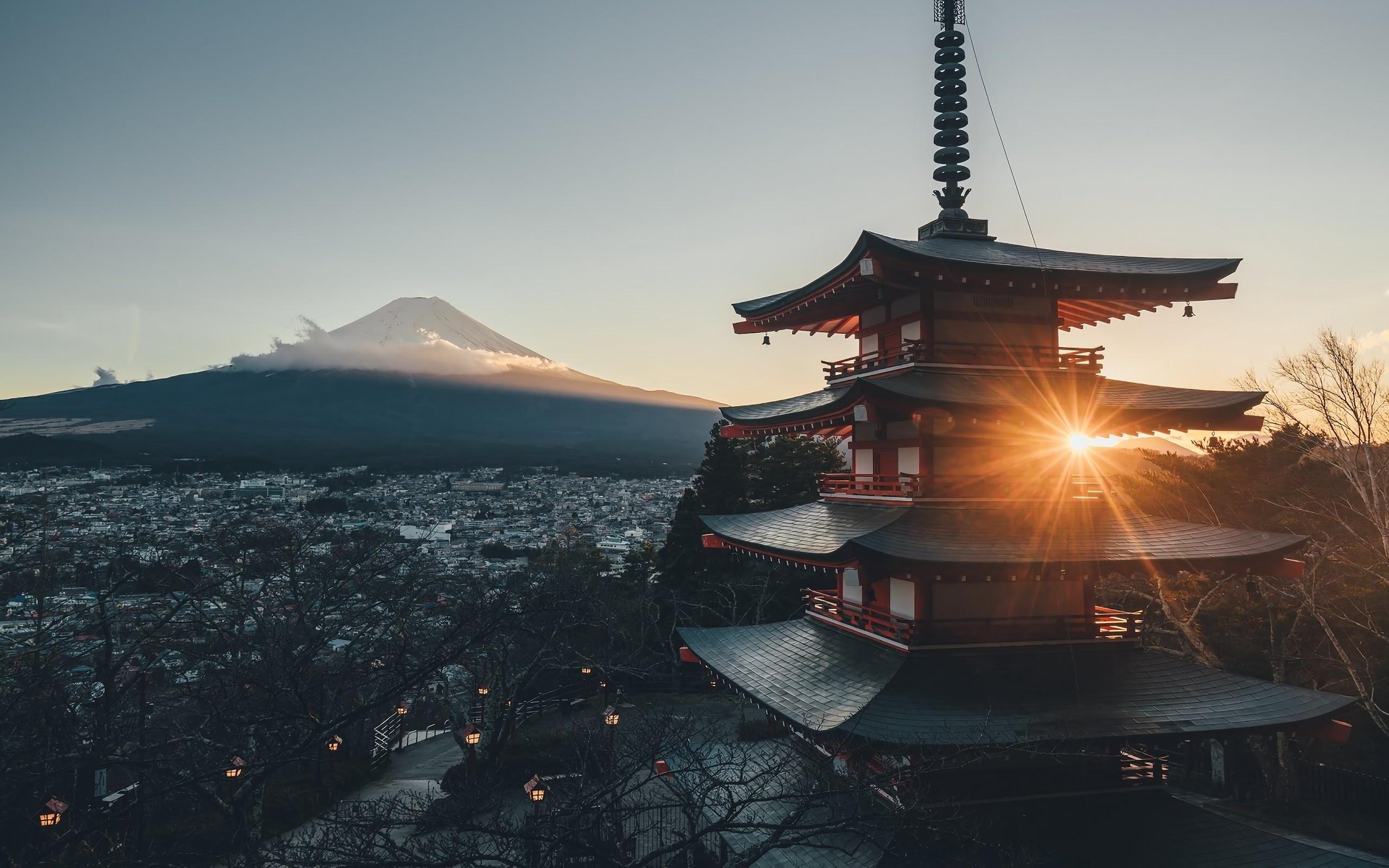 2560 x 1600 · jpeg - Mount Fuji, Japan, City, Landscape, Scenery, 4k, 3840x2160, - Mount ...