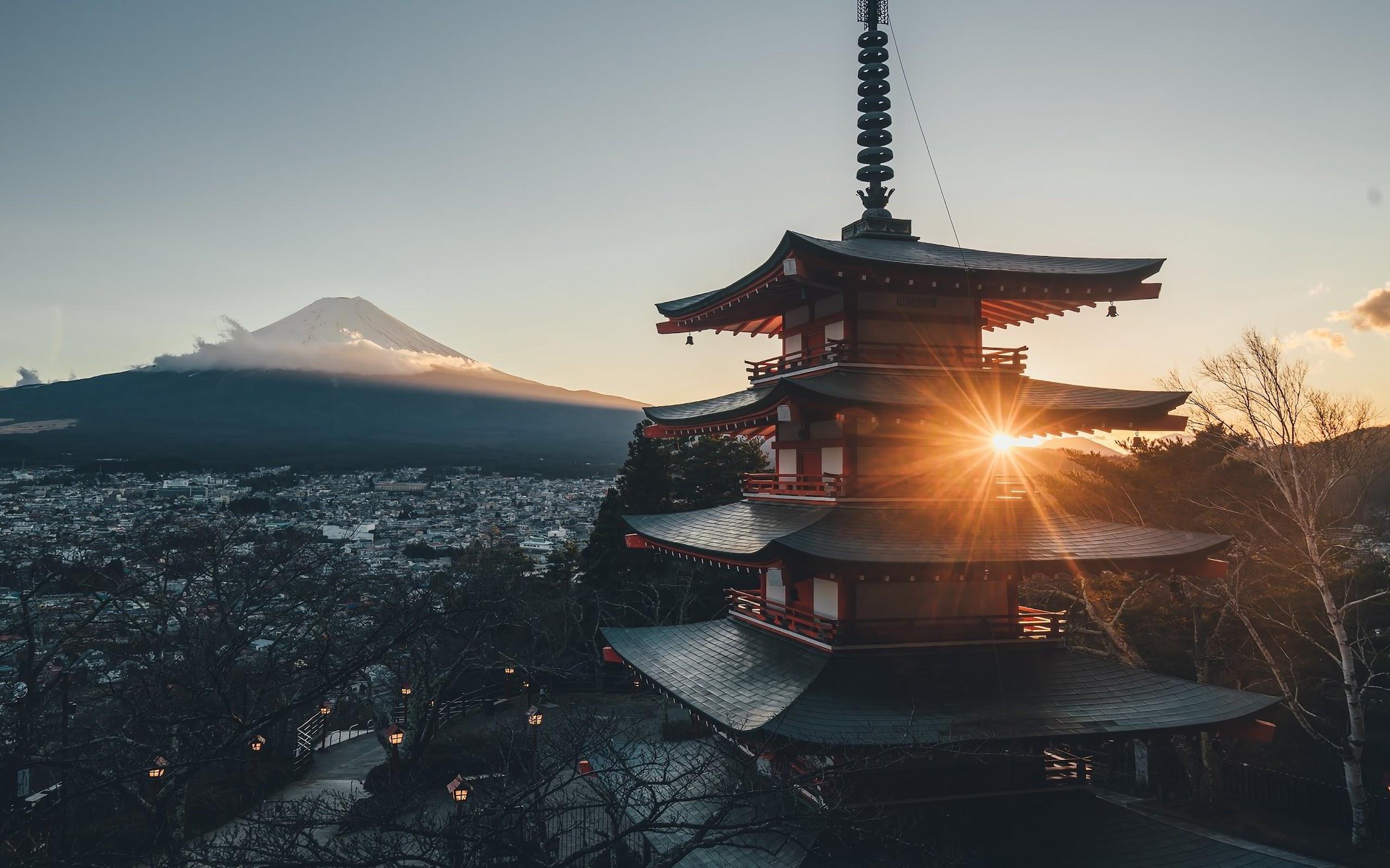 2560 x 1600 · jpeg - Mount Fuji, Japan, City, Landscape, Scenery, 4K, 3840x2160, #87 Wallpaper