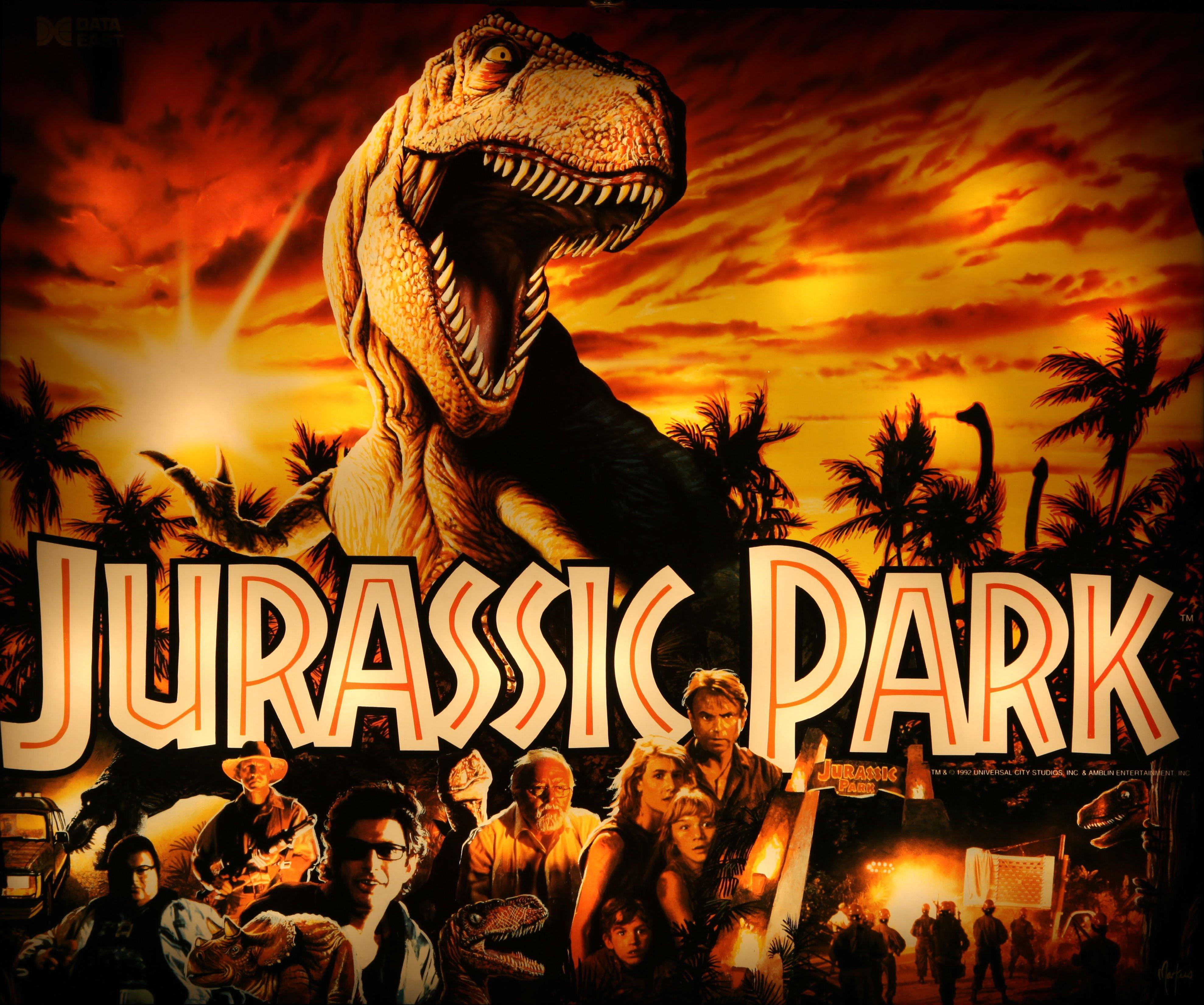 3955 x 3300 · jpeg - JURASSIC PARK adventure sci-fi fantasy dinosaur movie film poster ...