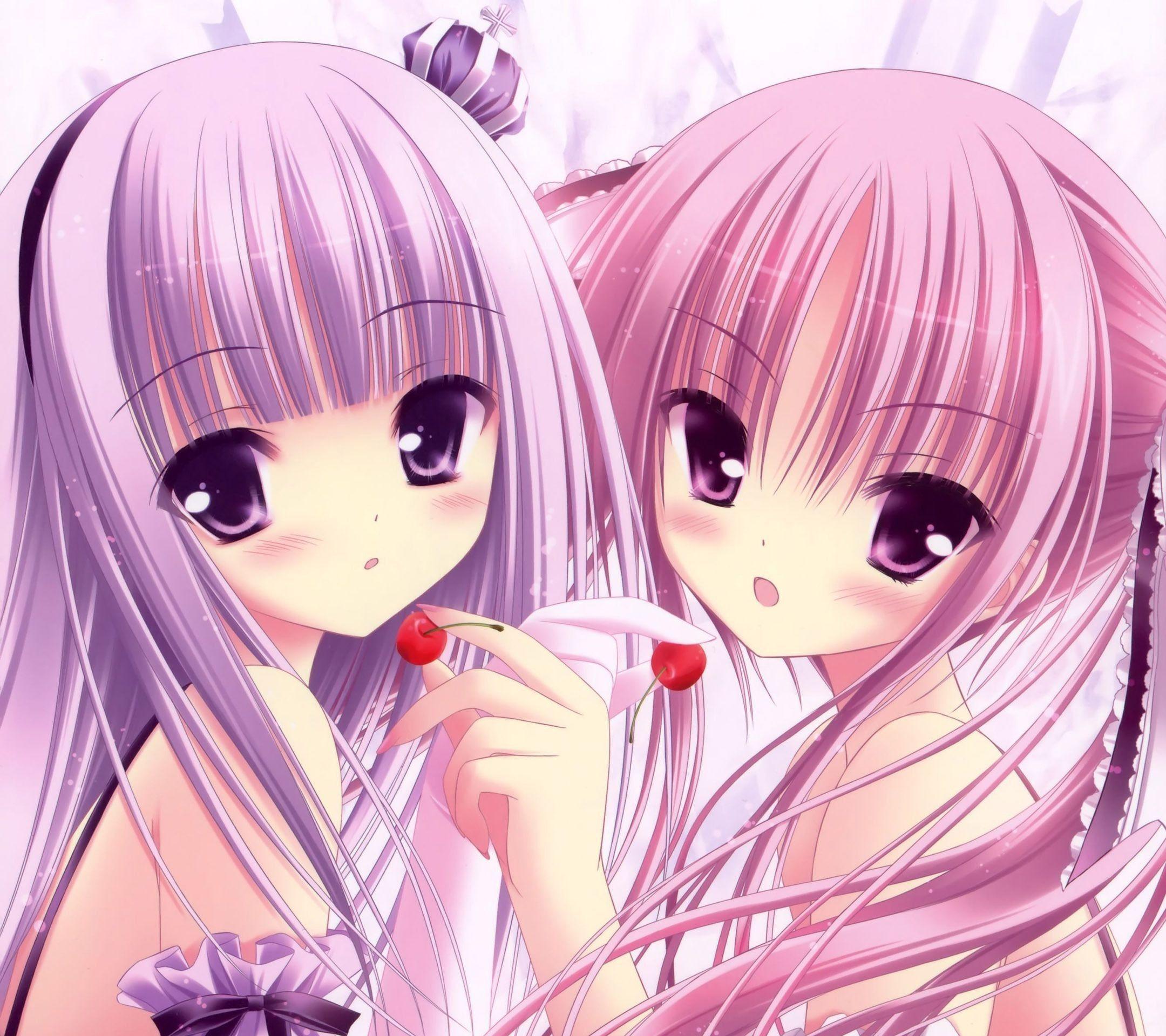 2160 x 1920 · jpeg - Cute Pink Girly Anime Wallpapers - Wallpaper Cave