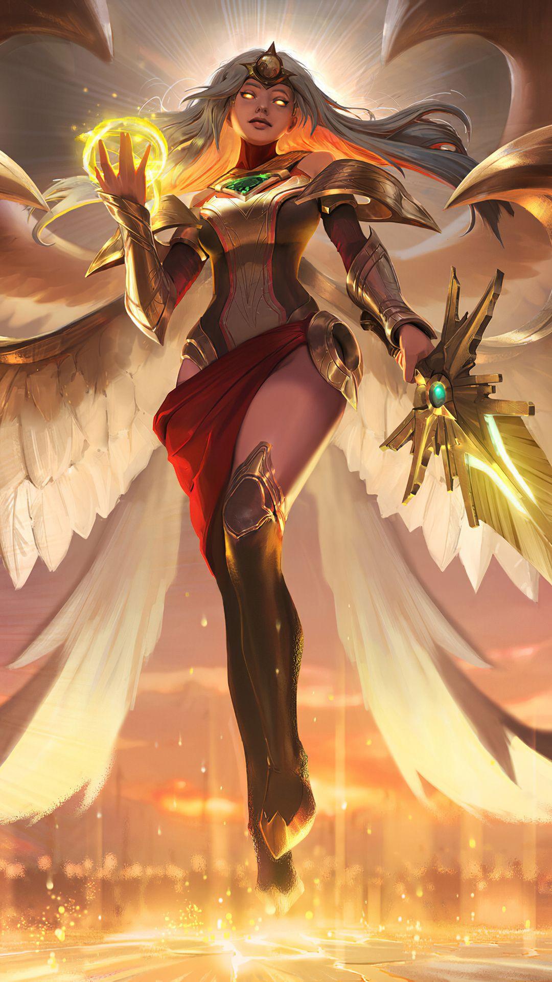 1080 x 1920 · jpeg - Kayle League Of Legends 4k Mobile Wallpaper (iPhone, Android, Samsung ...