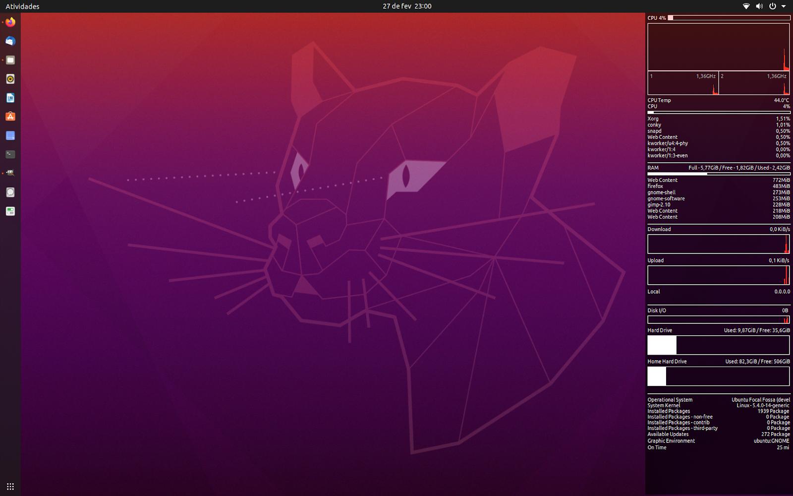1600 x 1000 · png - Linux dicas e suporte: Revelado o wallpaper oficial do Ubuntu 20.04 LTS