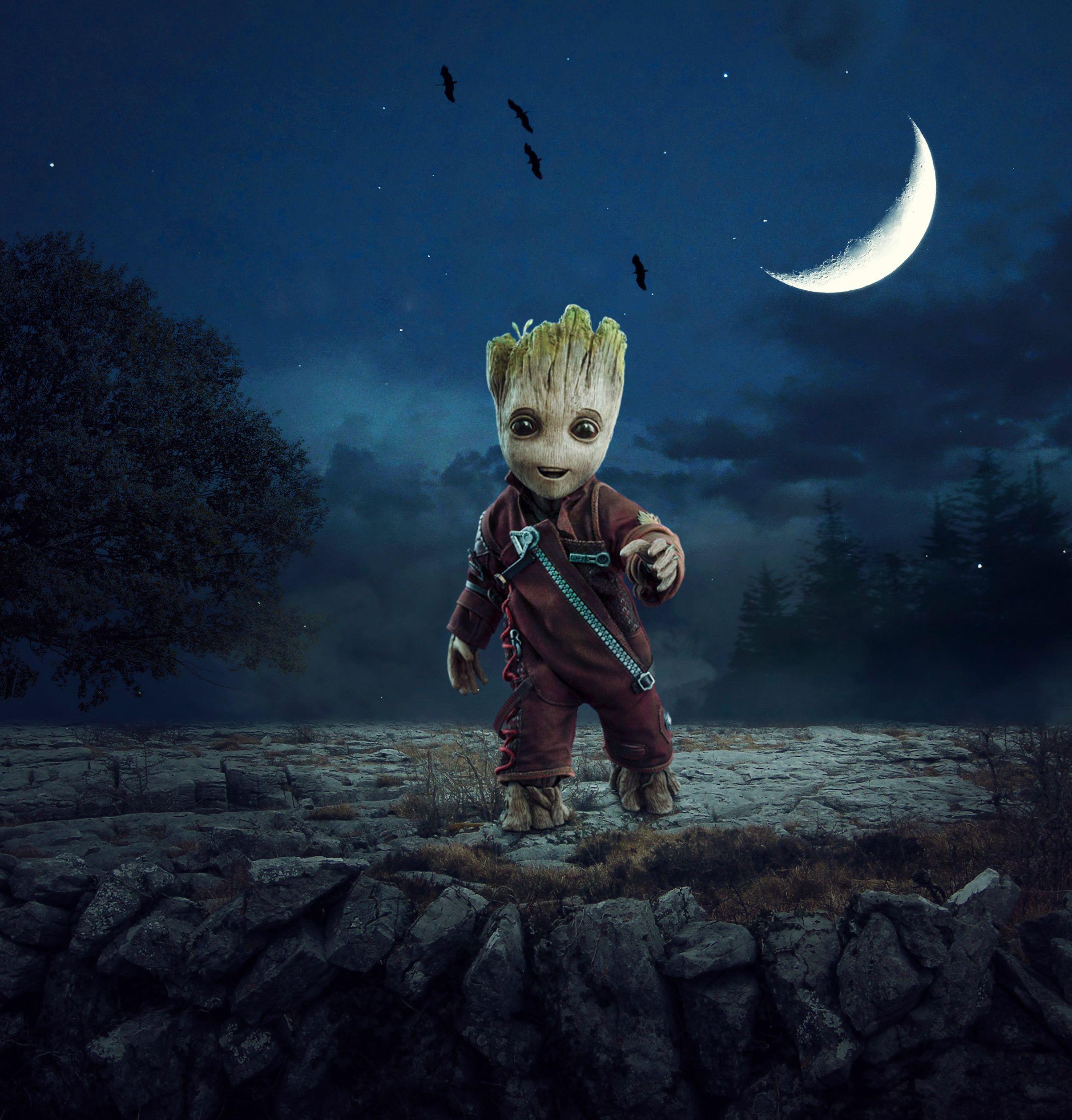 2410 x 2519 · jpeg - Baby Groot Wallpapers - Top Free Baby Groot Backgrounds - WallpaperAccess