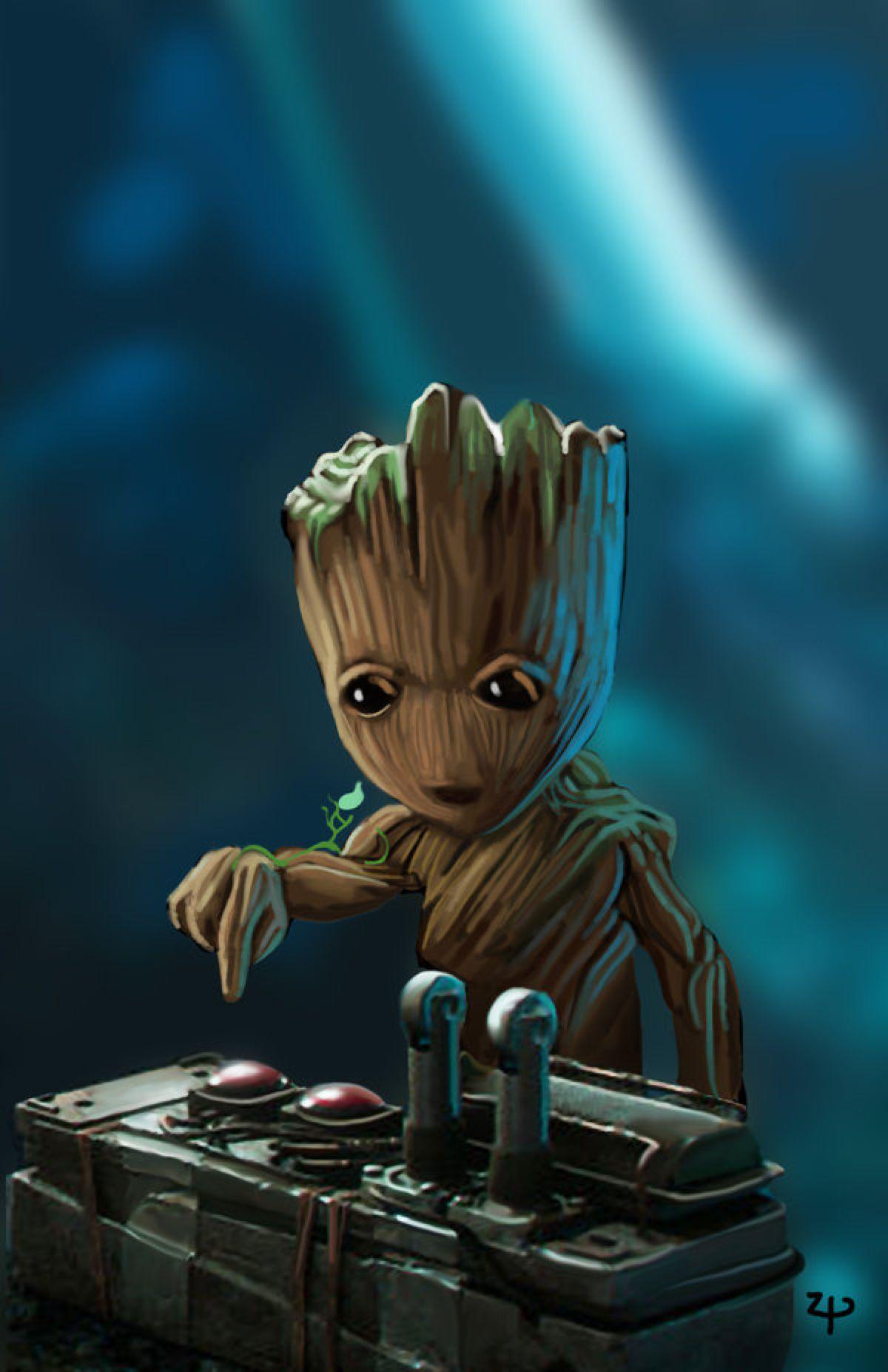 1200 x 1854 · jpeg - Baby Groot By Heroforpain On Deviantart Groot Marvel Baby