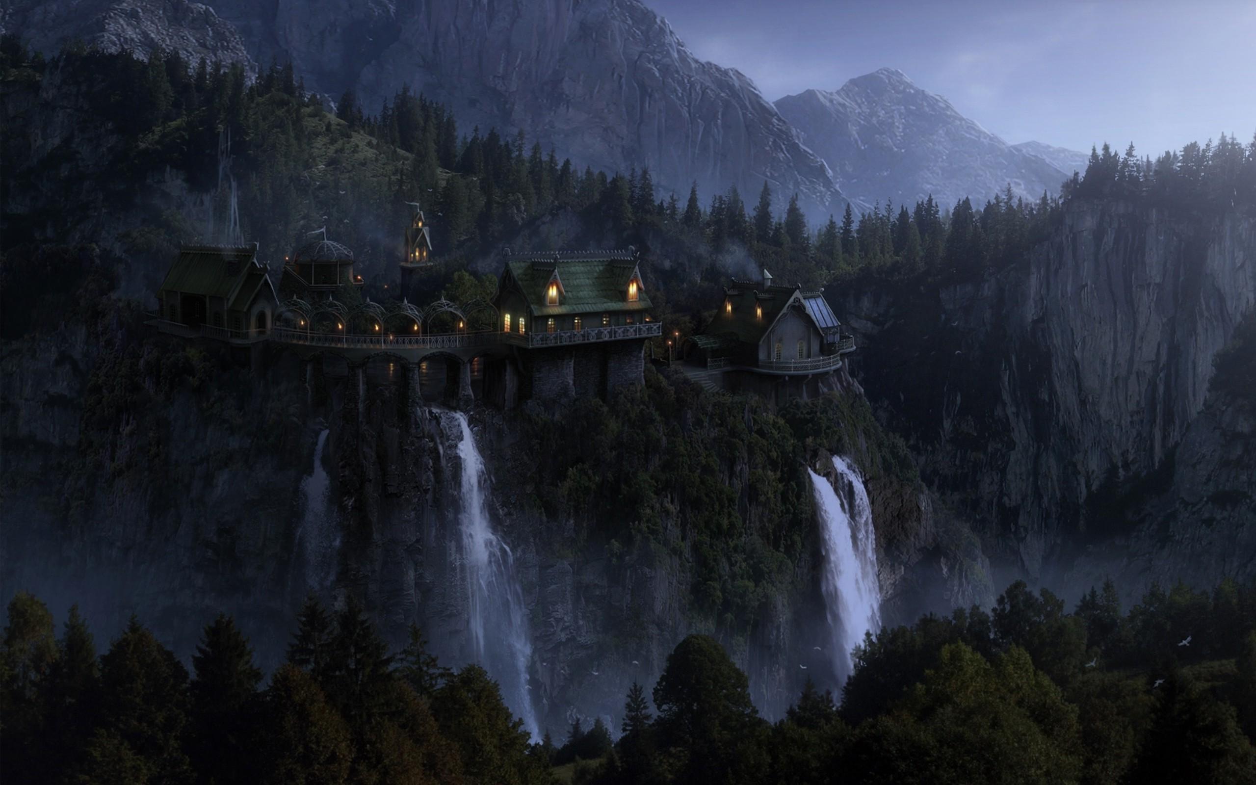 2560 x 1600 · jpeg - The Lord Of The Rings, Rivendell Wallpapers HD / Desktop and Mobile ...