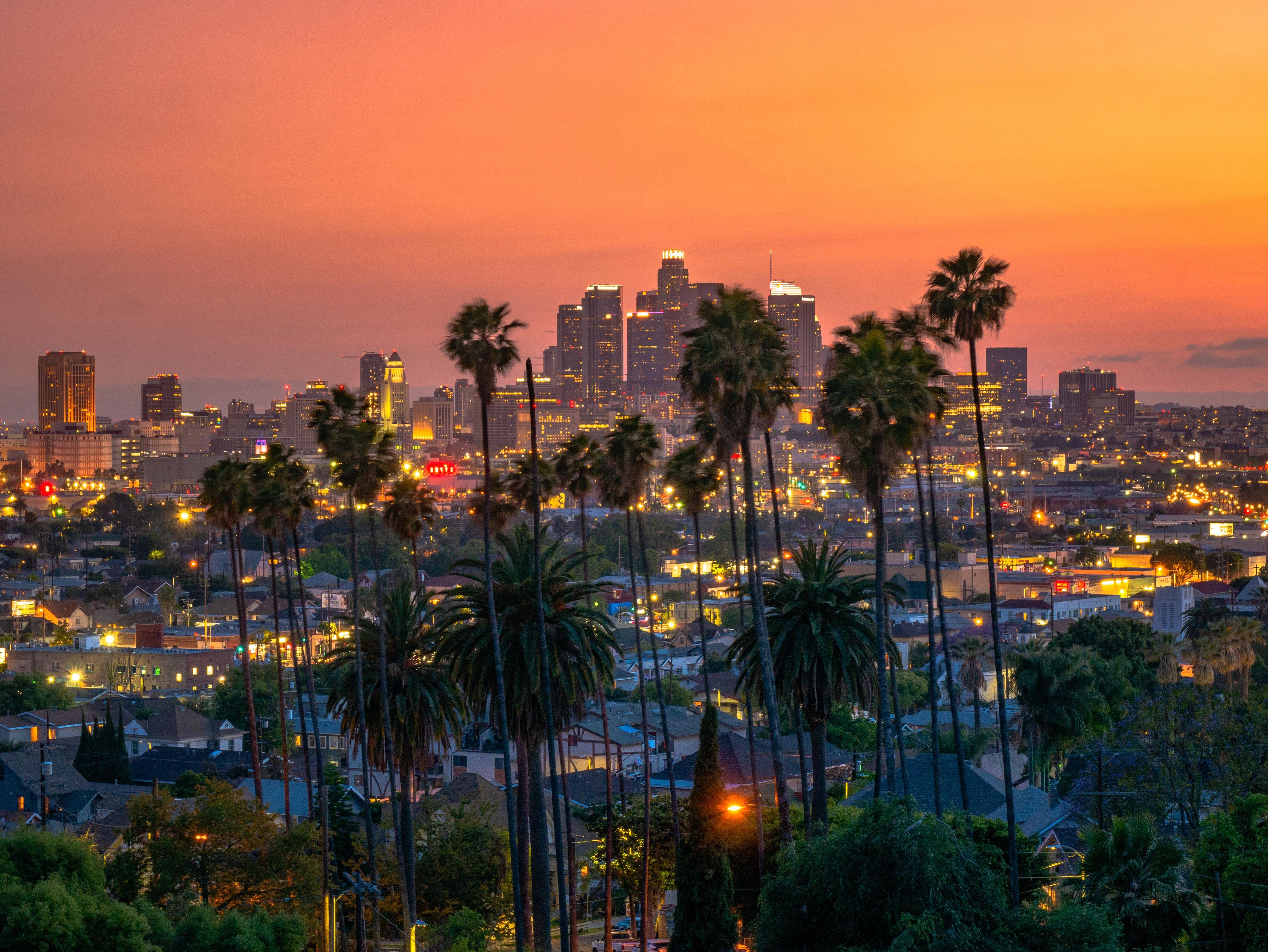 4592 x 3448 · jpeg - Los Angeles sunset [4592x3448] #city #cities #buildings #photography ...