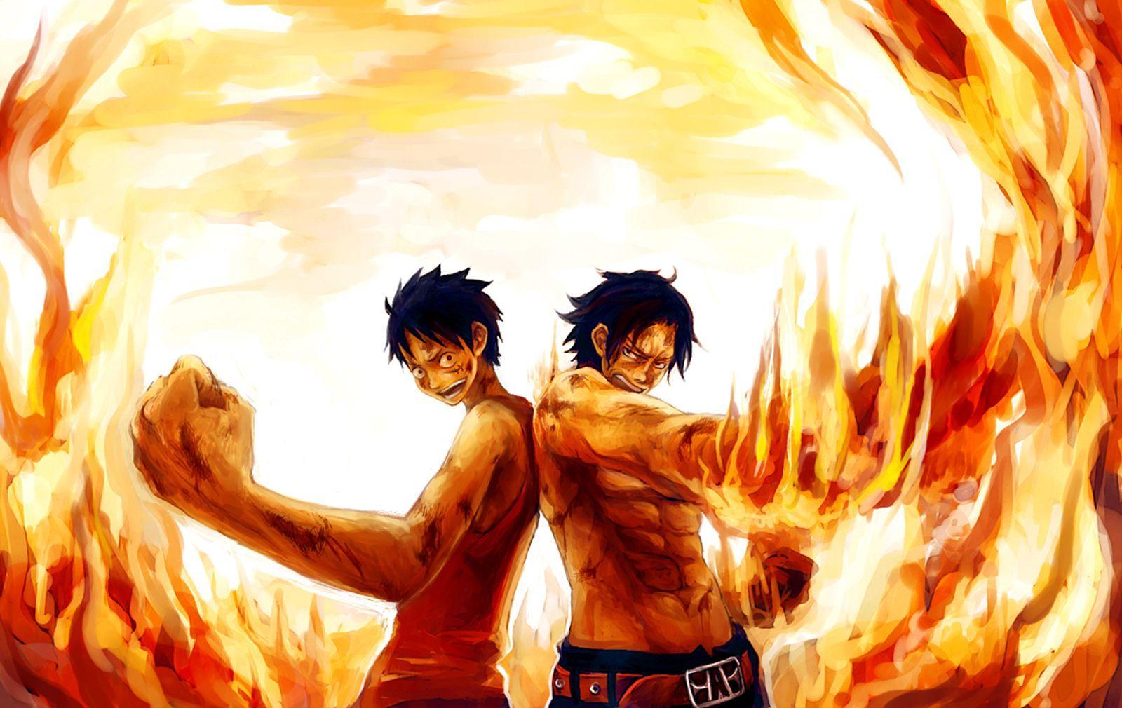 1600 x 1010 · jpeg - One Piece Luffy And Ace Wallpapers - Wallpaper Cave
