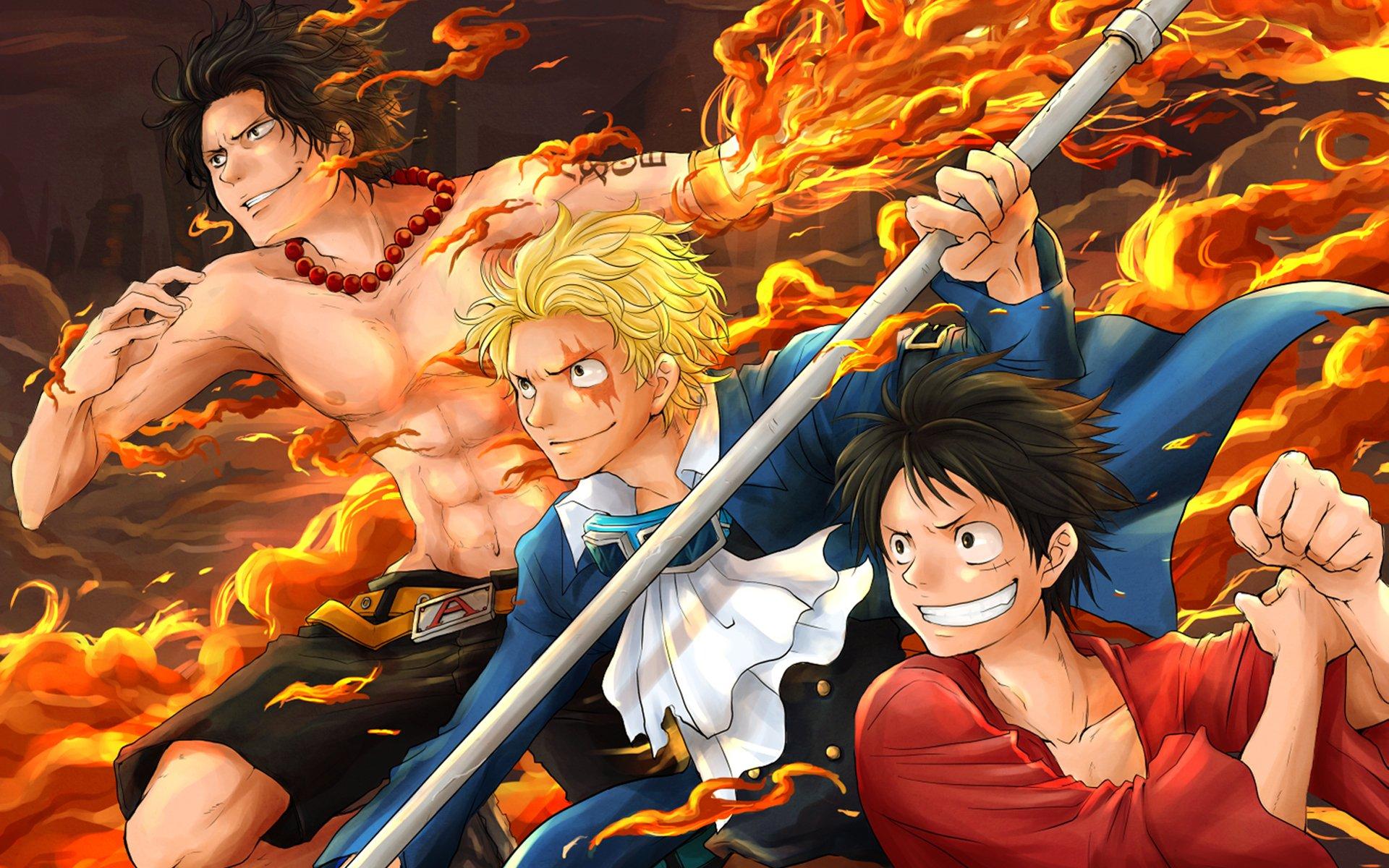 1920 x 1200 · jpeg - Sabo,Ace and Luffy HD Wallpaper | Background Image | 1920x1200