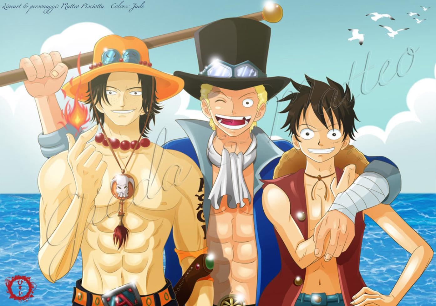 1394 x 978 · png - Luffy Ace And Sabo - One Piece Photo (35824134) - Fanpop - Page 7