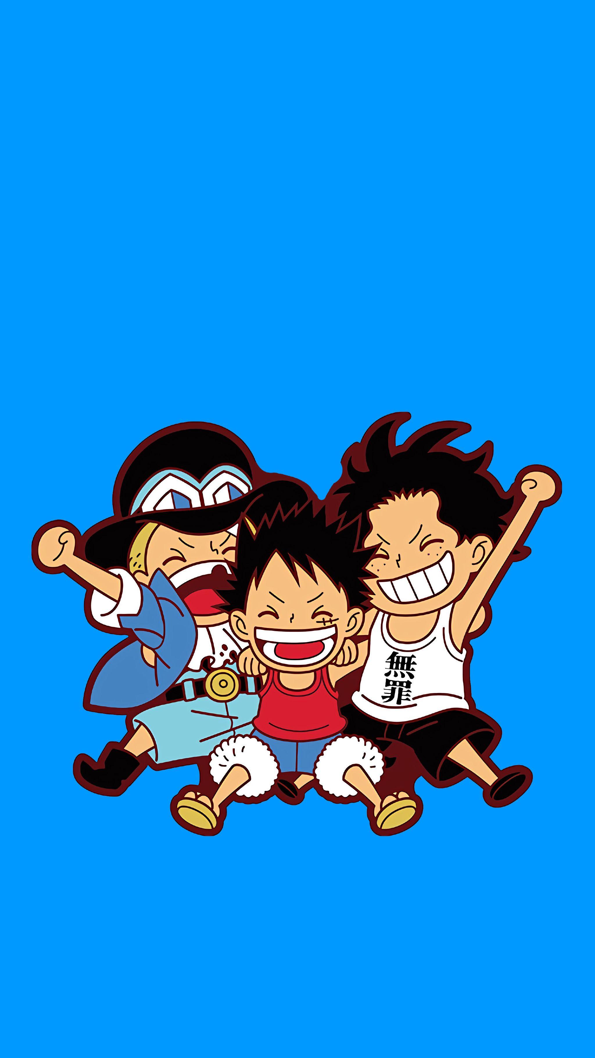 2048 x 3641 · jpeg - Luffy Ace Sabo Kid Wallpaper Hd - wallpaper