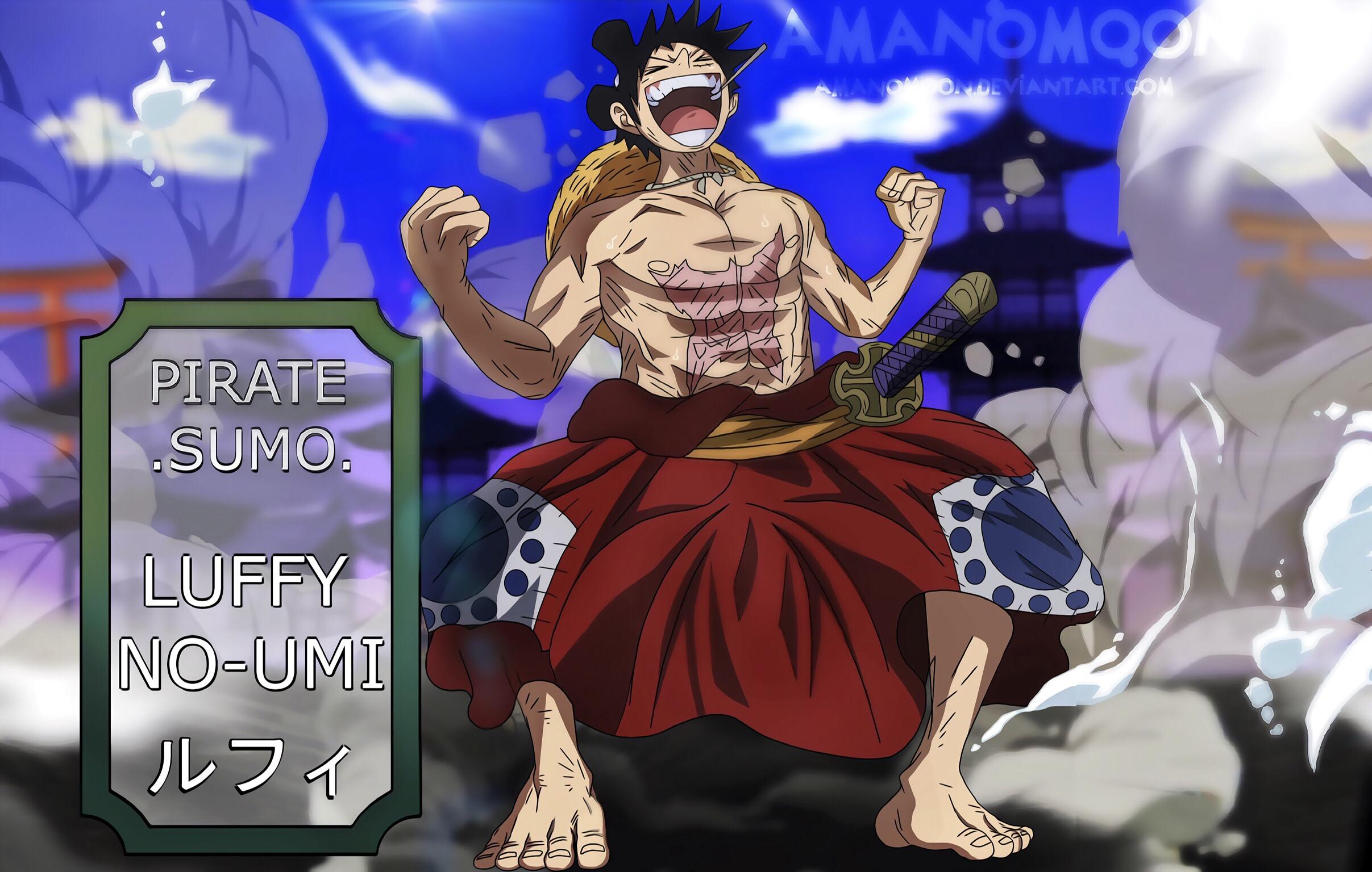 2414 x 1536 · jpeg - Luffy Taro Sumo fight HD Wallpaper | Hintergrund | 2414x1536 | ID ...