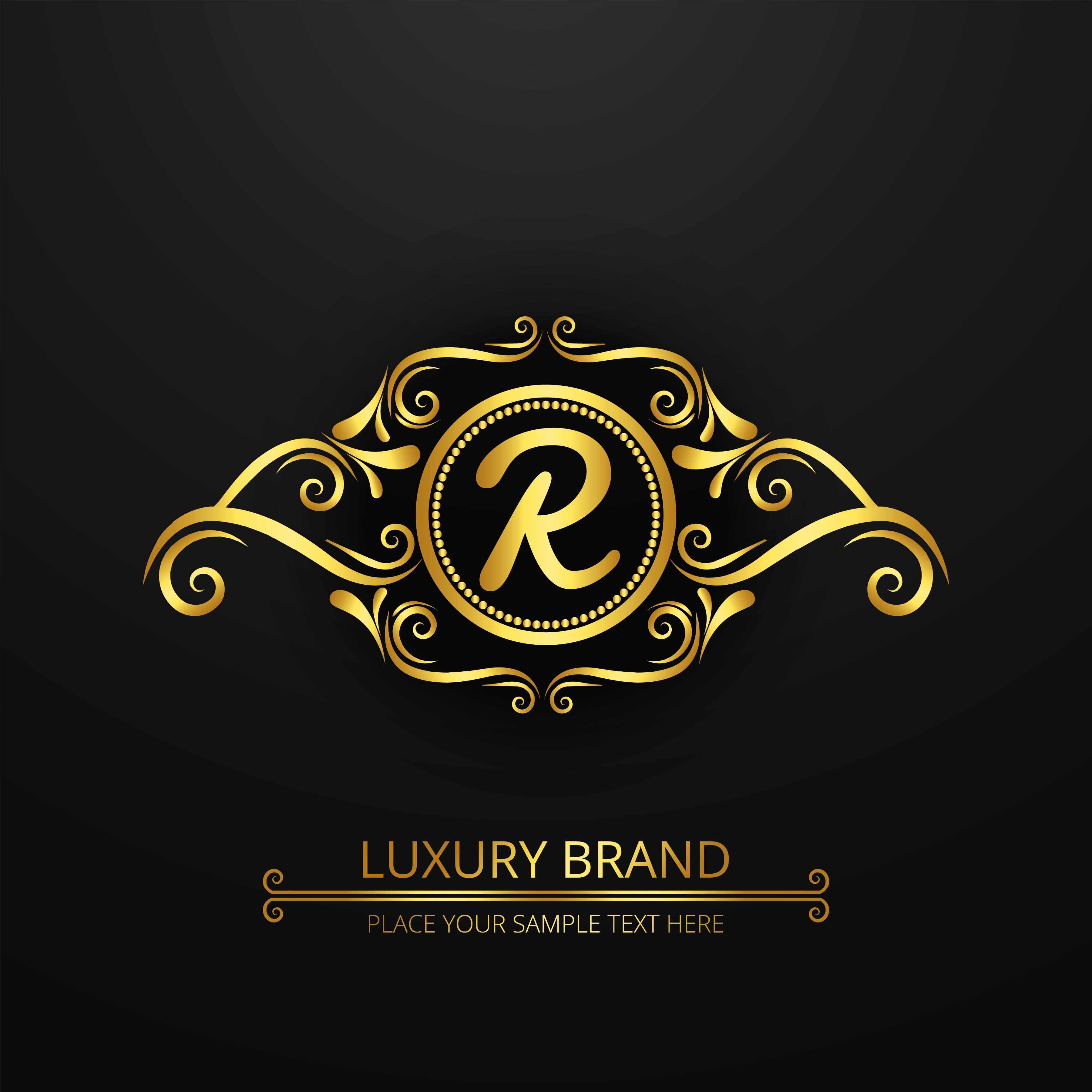 3601 x 3601 · jpeg - Modern luxury brand logo background 236297 Vector Art at Vecteezy