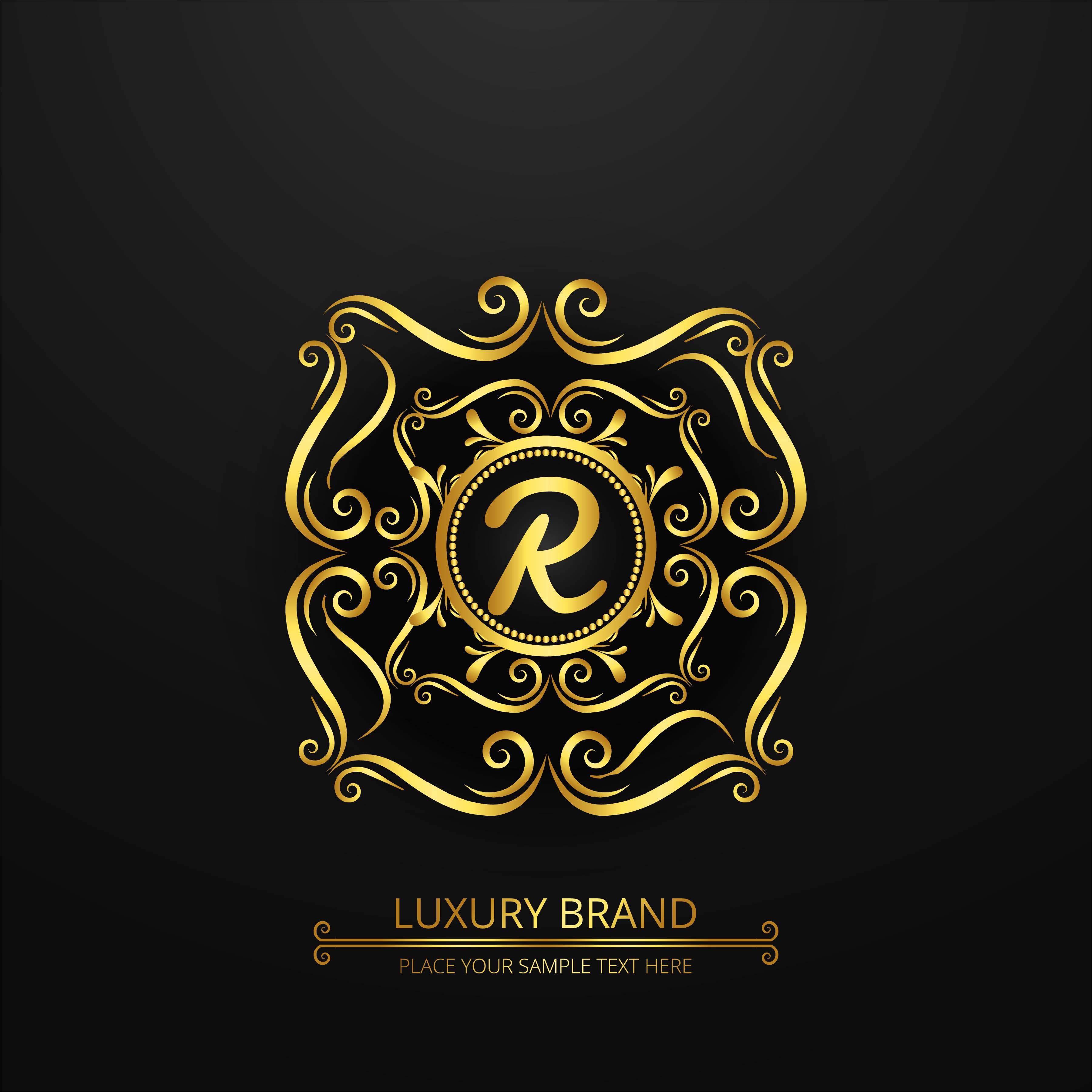 3601 x 3601 · jpeg - Modern luxury brand logo background 257561 Vector Art at Vecteezy
