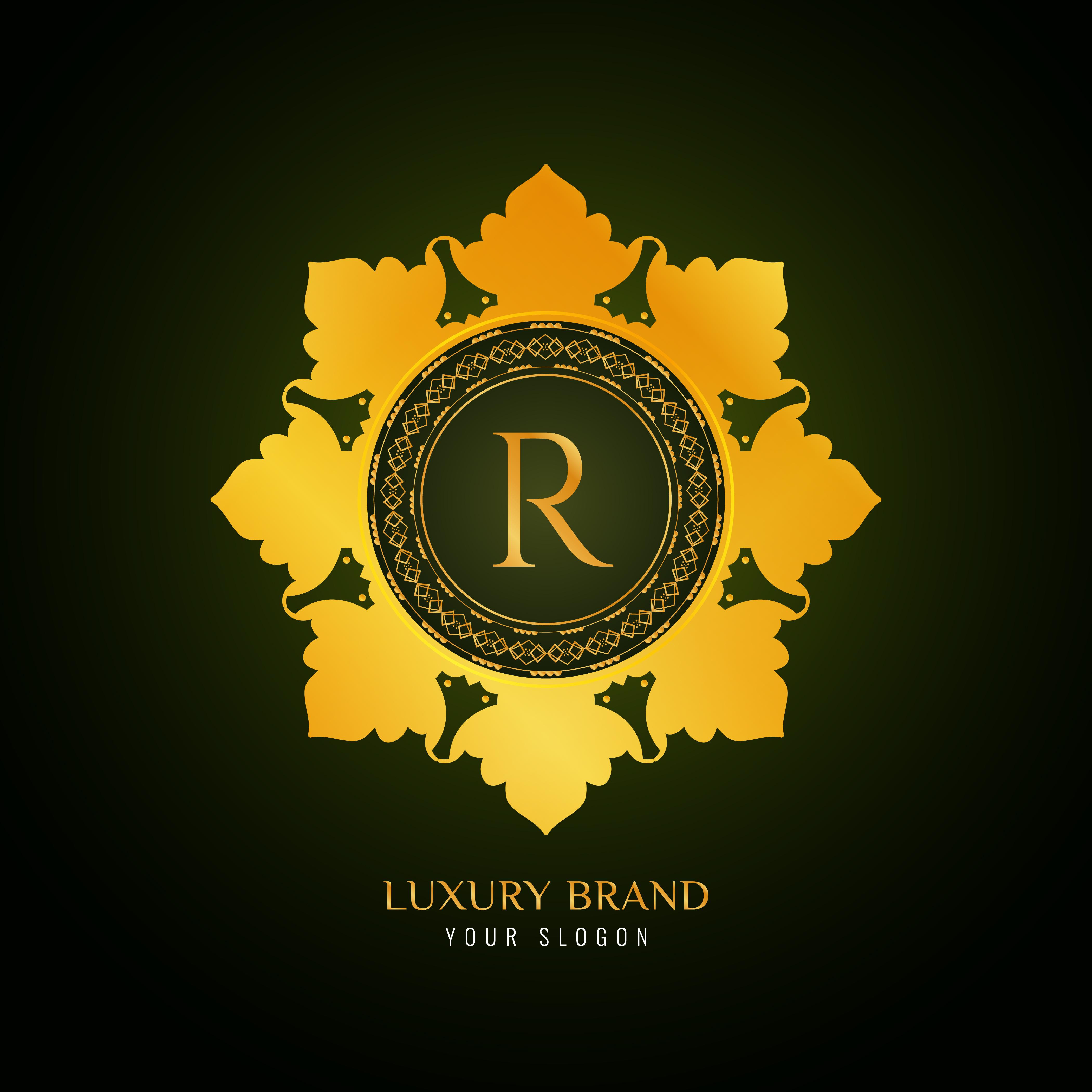 4200 x 4200 · jpeg - Modern luxury brand logo background 253926 Vector Art at Vecteezy