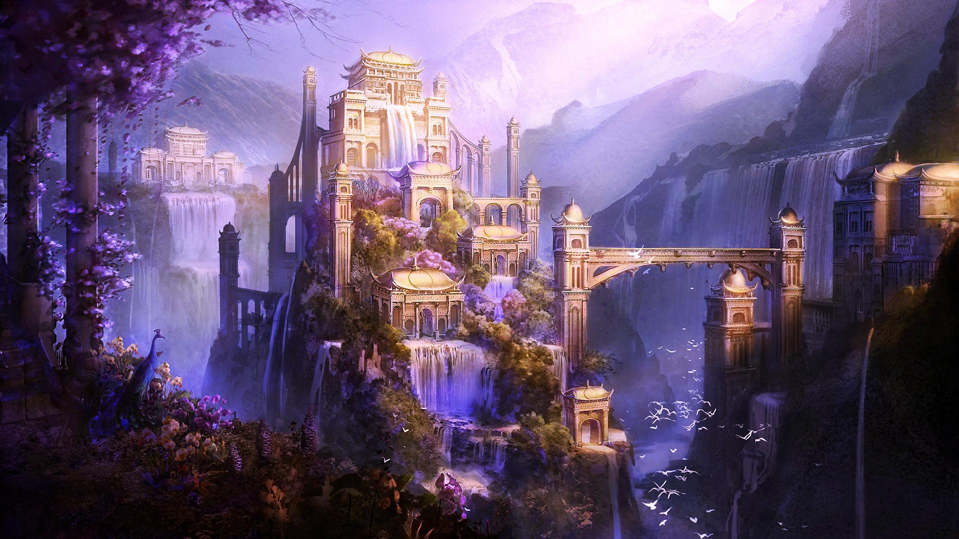 1920 x 1080 · jpeg - Fantasy Castle HD Wallpaper | Background Image | 1920x1080