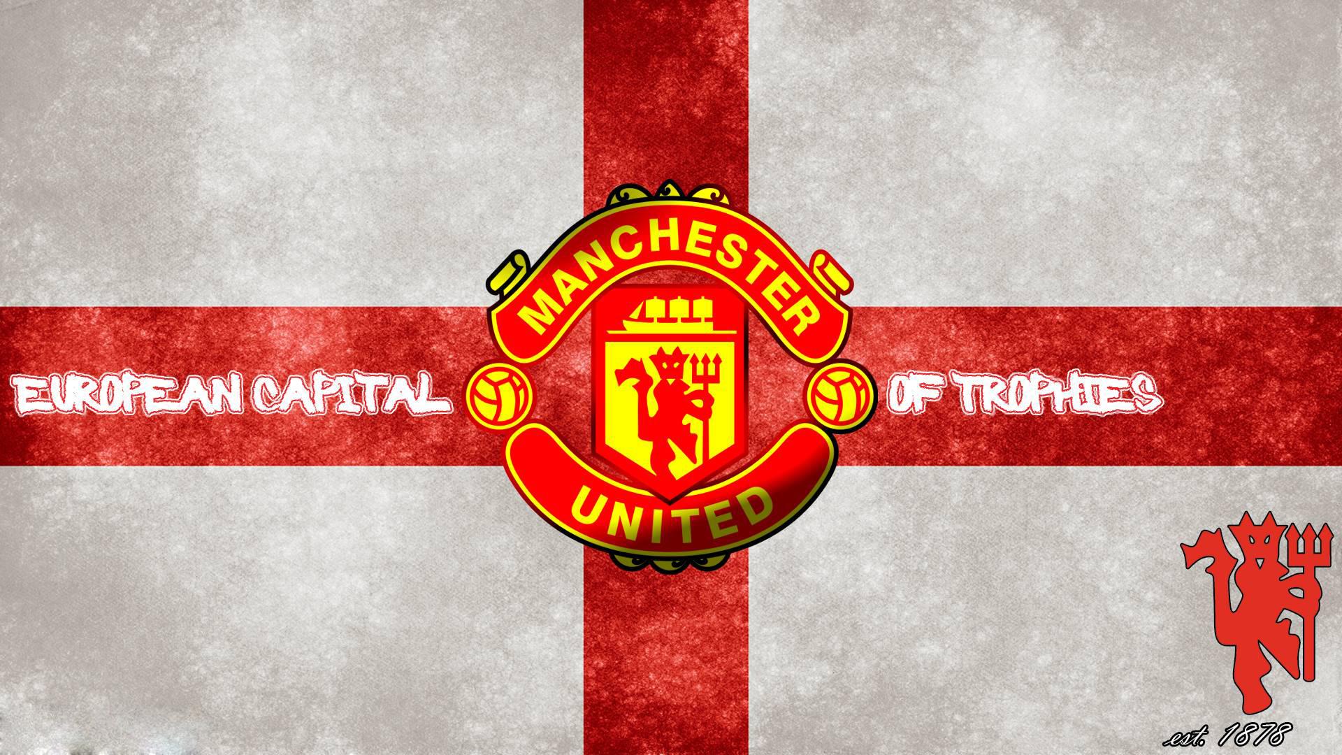 1920 x 1080 · jpeg - Manchester United Logo Wallpapers | PixelsTalk