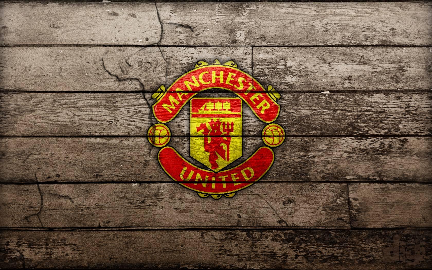 1680 x 1050 · jpeg - Manchester United Logo Wallpapers - Wallpaper Cave
