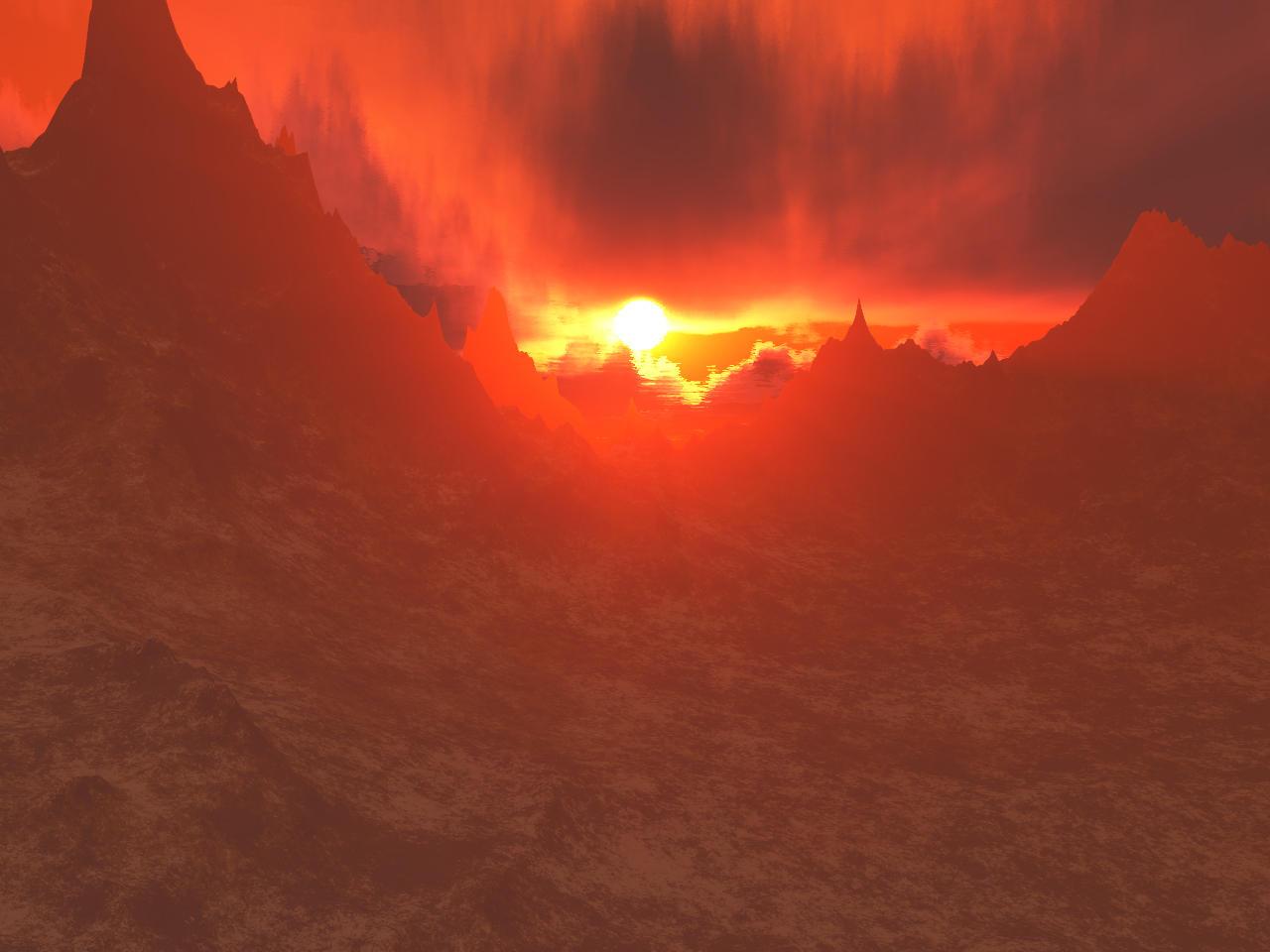 1280 x 960 · jpeg - Mars Sunset by Anubis009 on DeviantArt