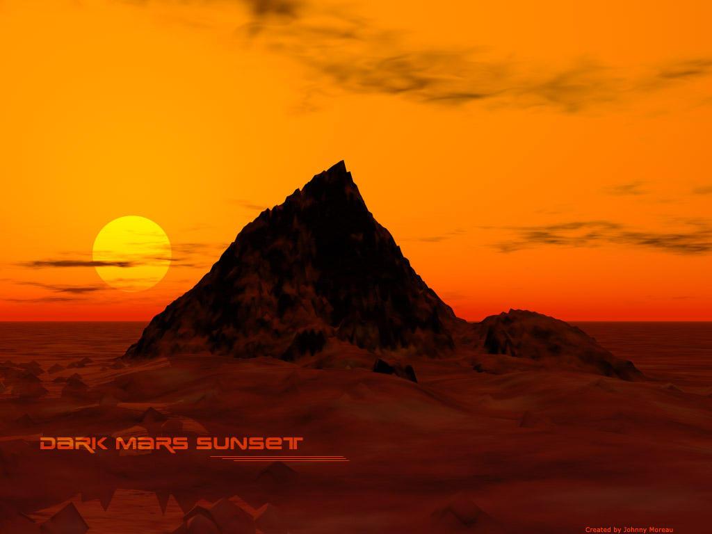1024 x 768 · jpeg - Dark Mars Sunset by Ilfirin on DeviantArt