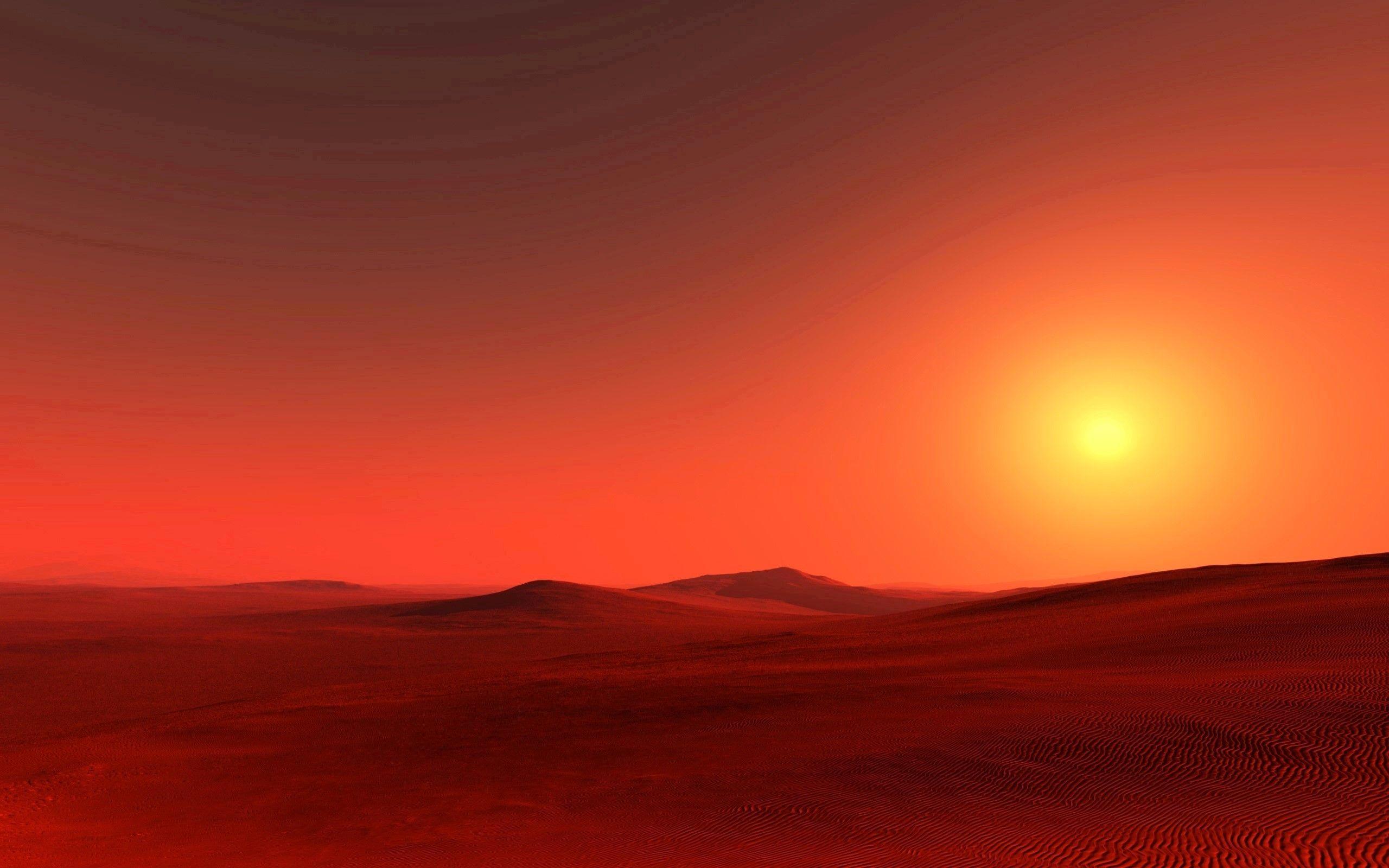 2560 x 1600 · jpeg - Mars Sunset Wallpapers - 4k, HD Mars Sunset Backgrounds on WallpaperBat