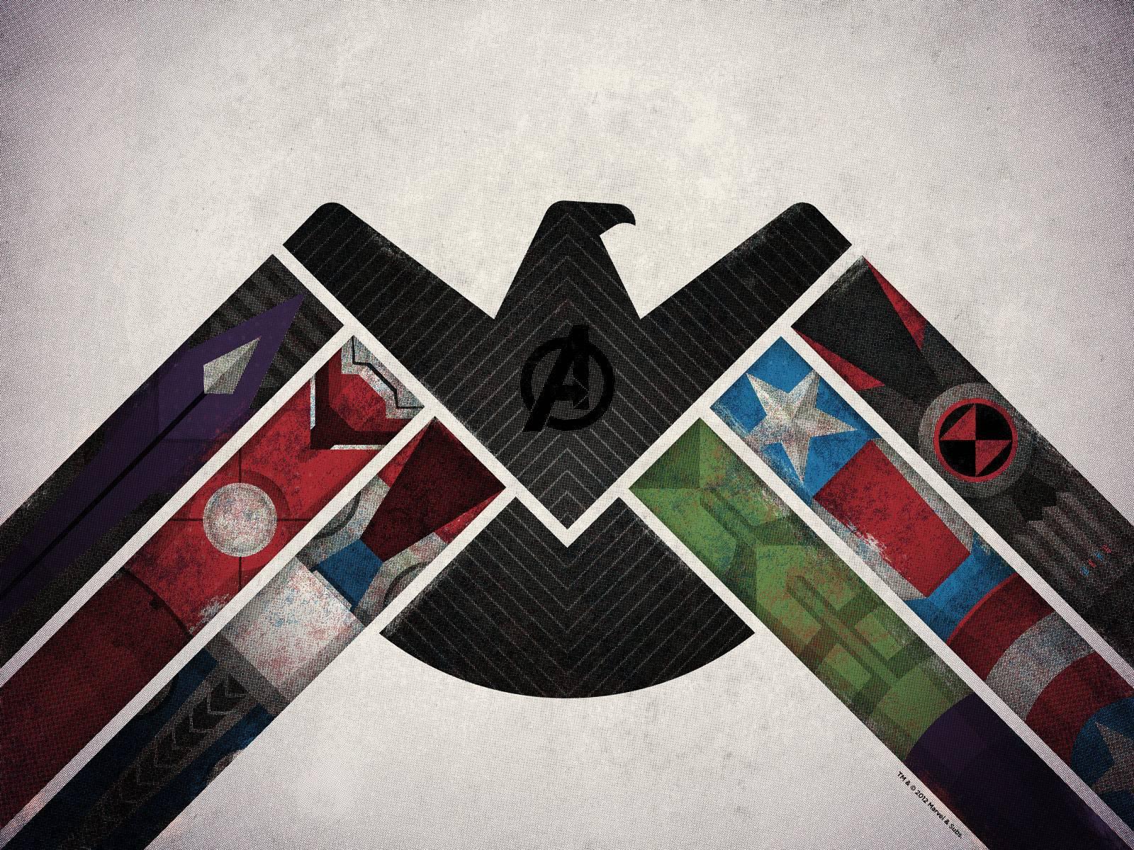 1600 x 1200 · jpeg - Avengers Logo Wallpapers - Wallpaper Cave