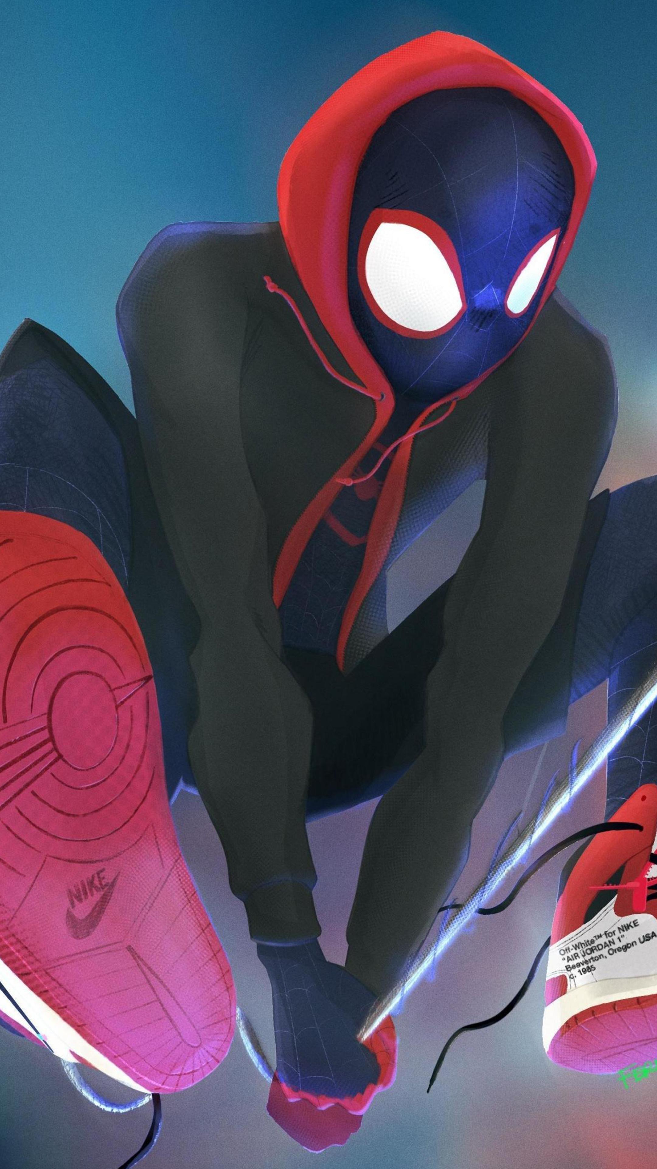 2160 x 3840 · jpeg - Wallpaper Cool Miles Morales Spider Man, Marvels Spider-man Miles ...