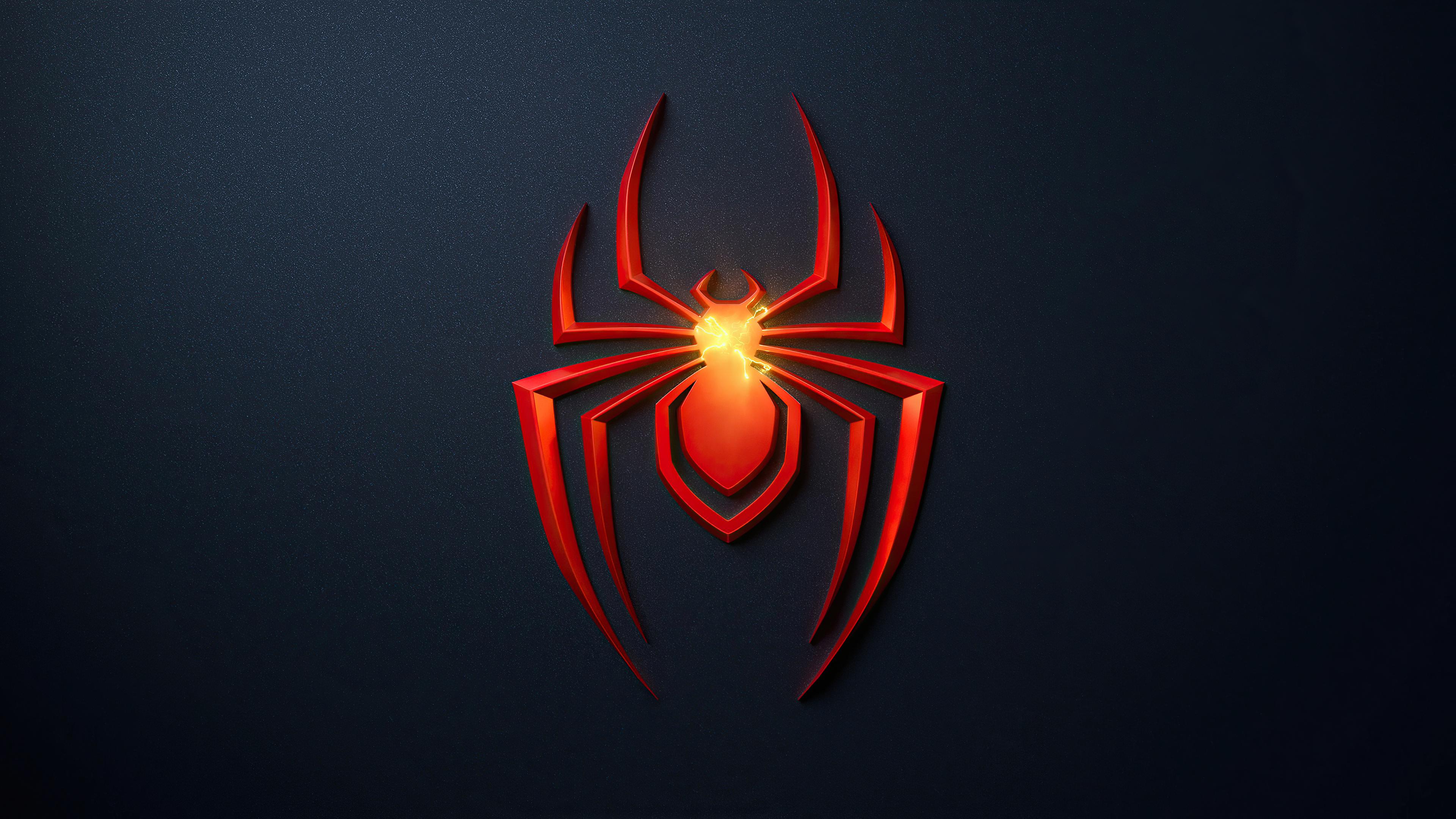 3840 x 2160 · jpeg - 3840x2160 Spider Man Miles Morales Ps5 Game Logo 4k 4k HD 4k Wallpapers ...