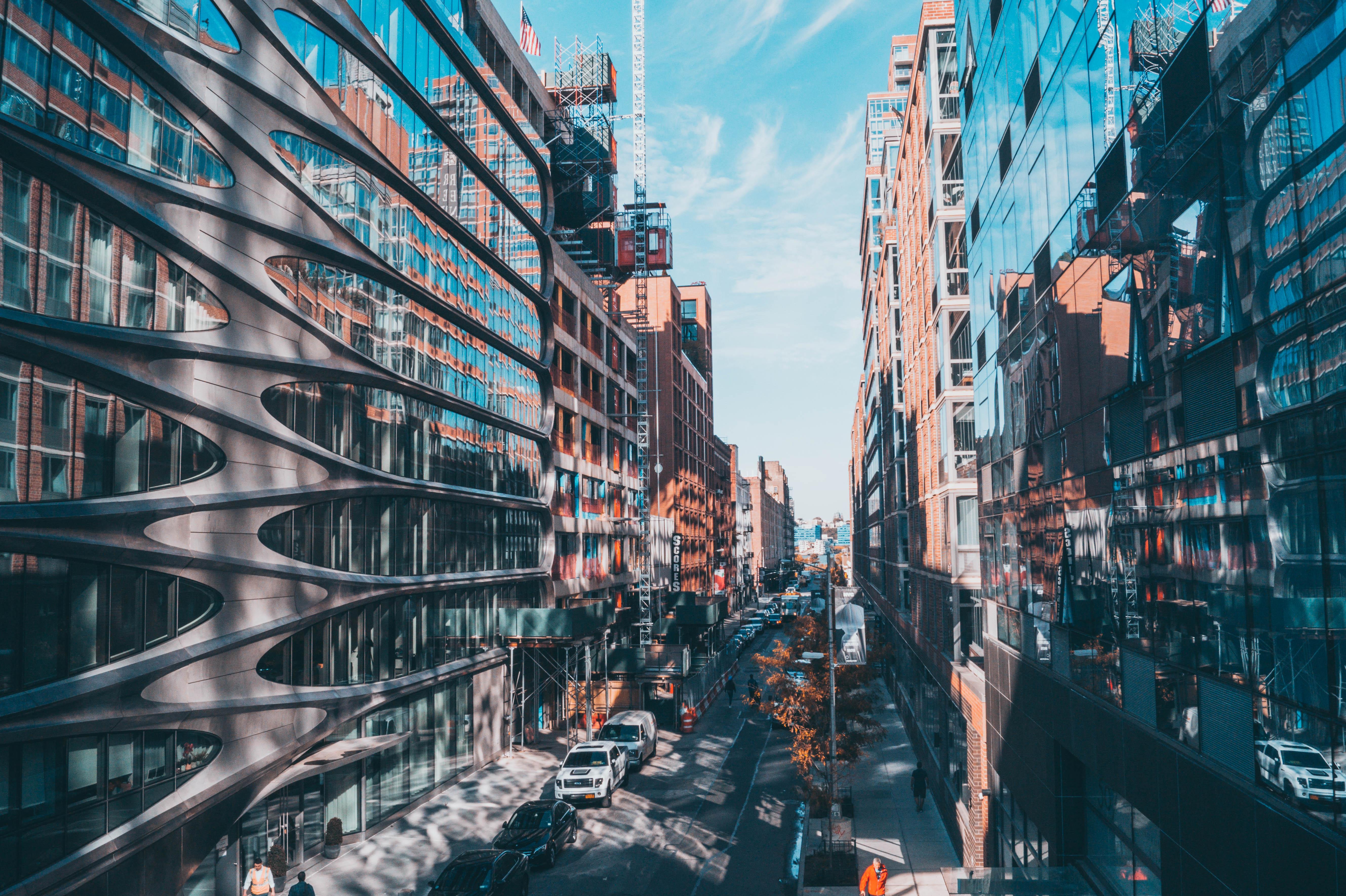 5316 x 3539 · jpeg - New York City, Street, Modern, Architecture, Reflection Wallpapers HD ...