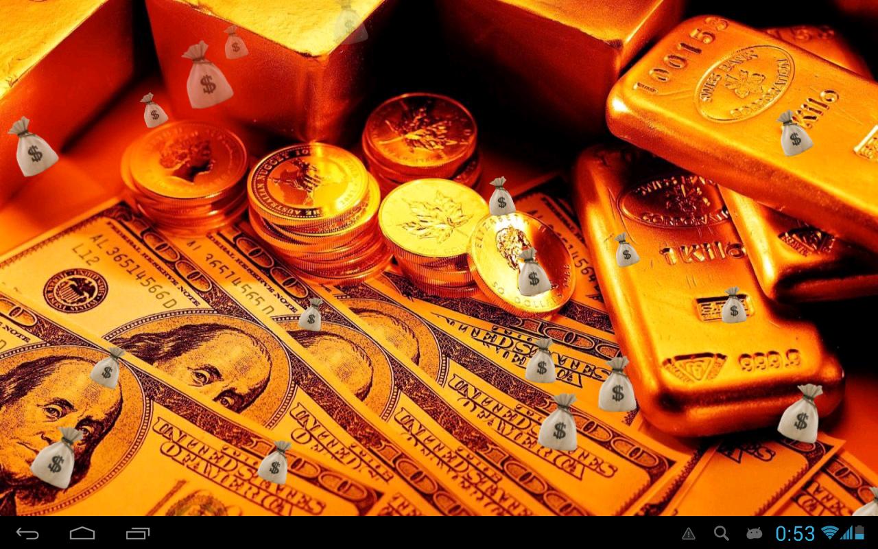 1280 x 800 · png - Money and gold Live wallpaper - Android Apps on Google Play